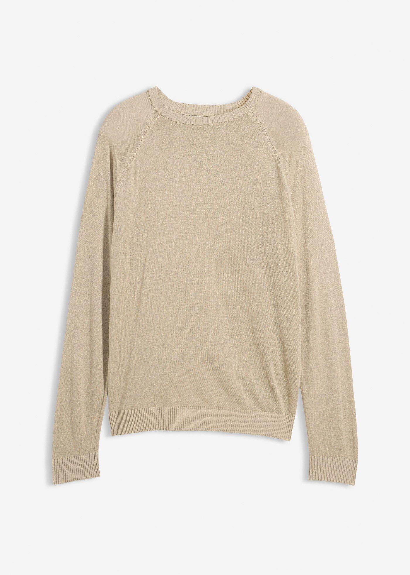 Pull léger en fine maille de lin mélangé