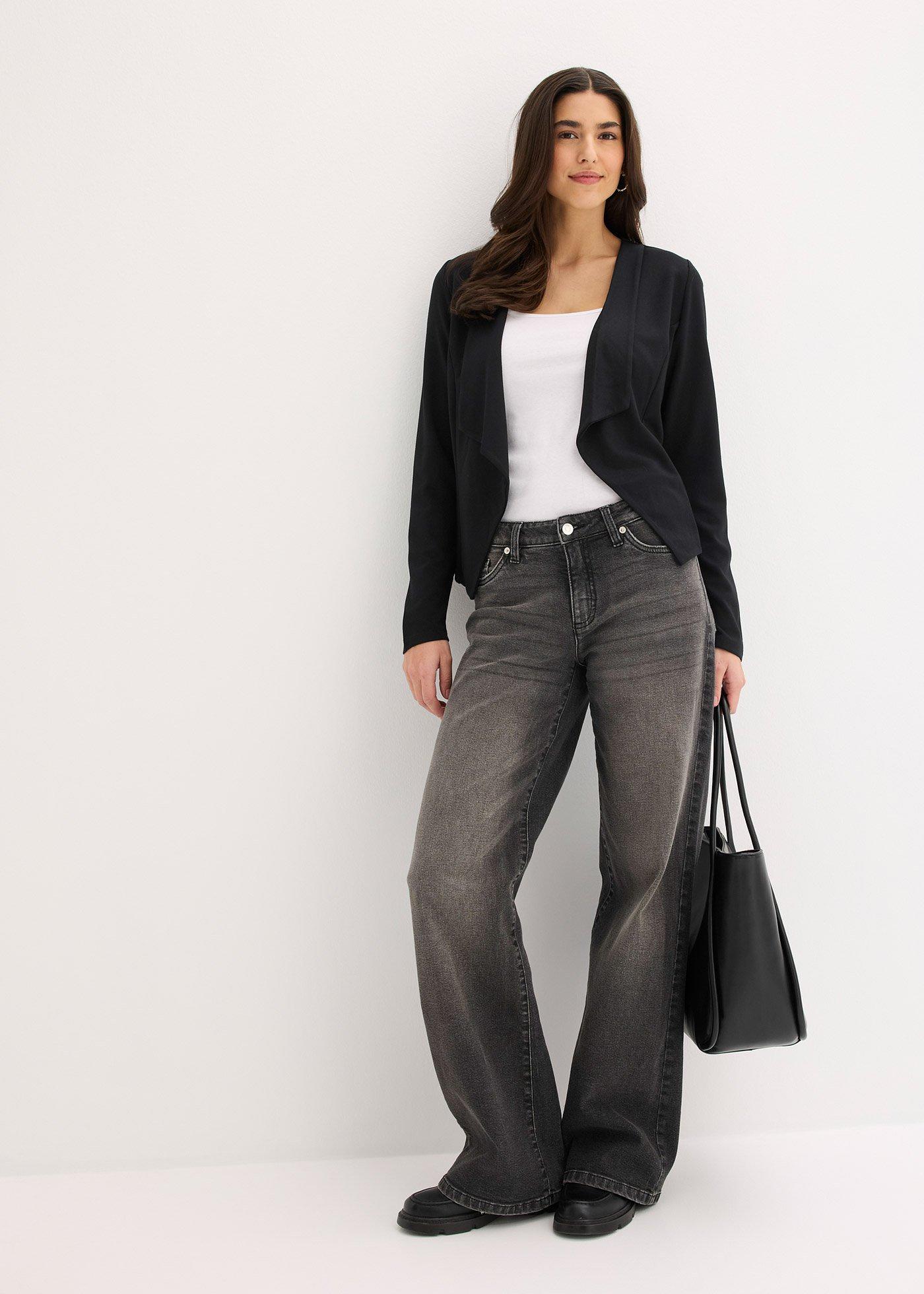 Żakiet z dżerseju z mieszanki wiskozy - Bonprix