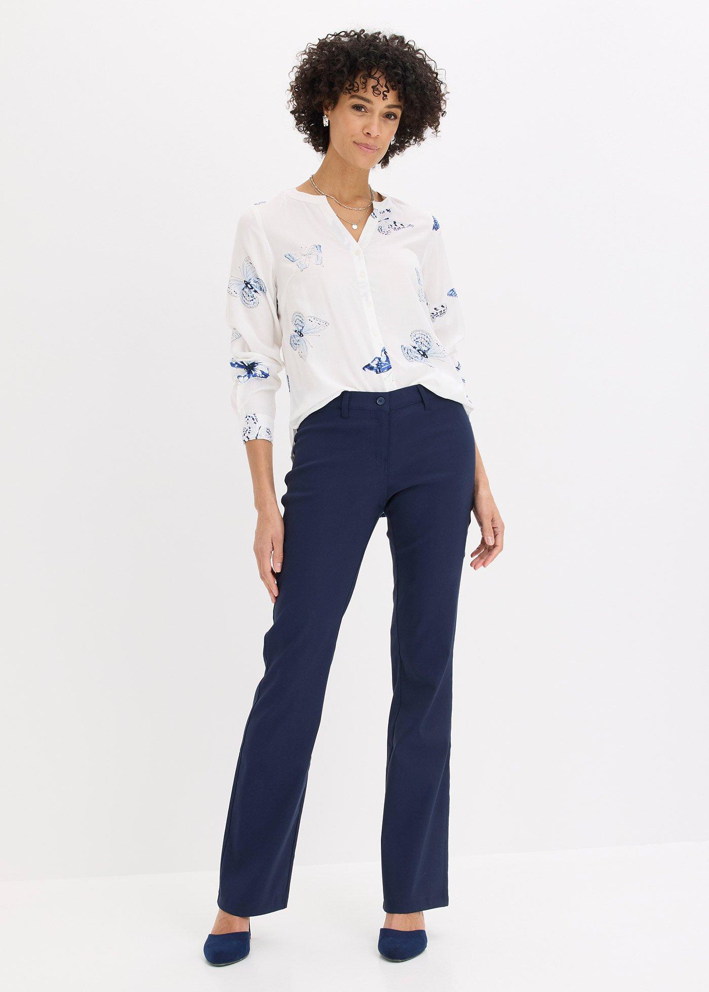 Bluzka z wiskozy z nadrukiem - Bonprix