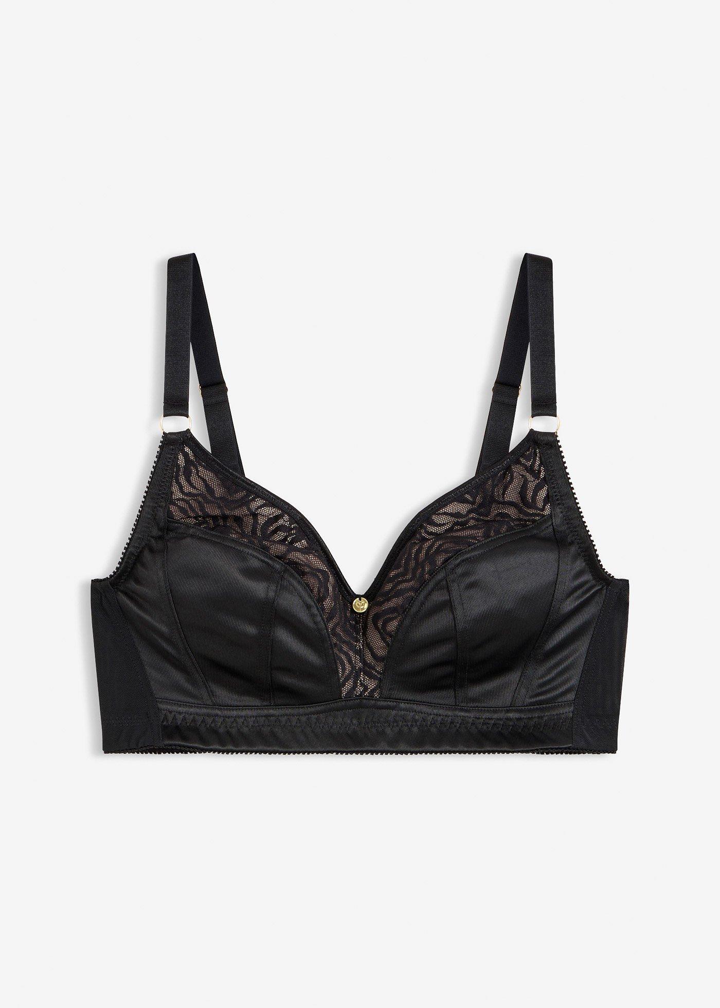 Soutien-gorge bralette sans armatures, avec dentelle