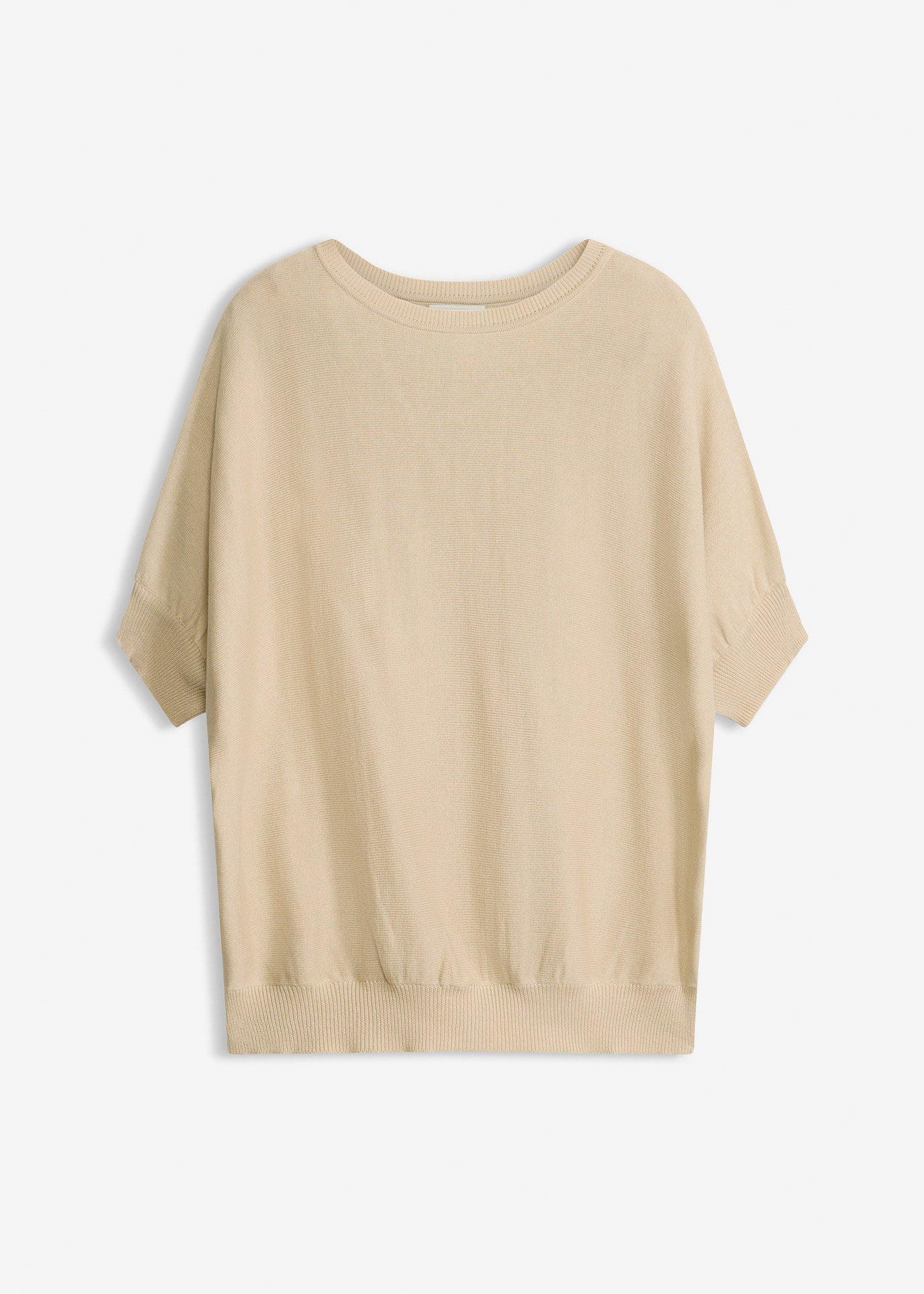 Pull en fine maille de coton mélangé