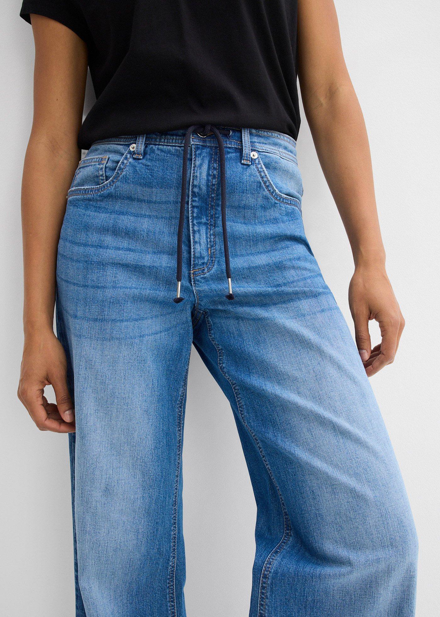 Luźne jeansy, high waist - Bonprix