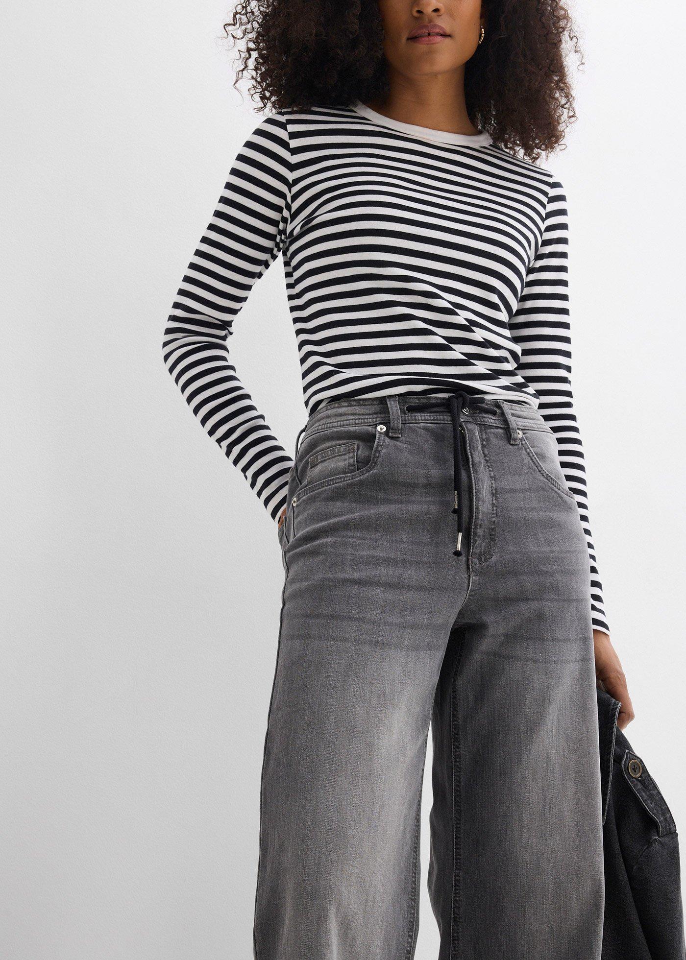 Luźne jeansy, high waist - Bonprix