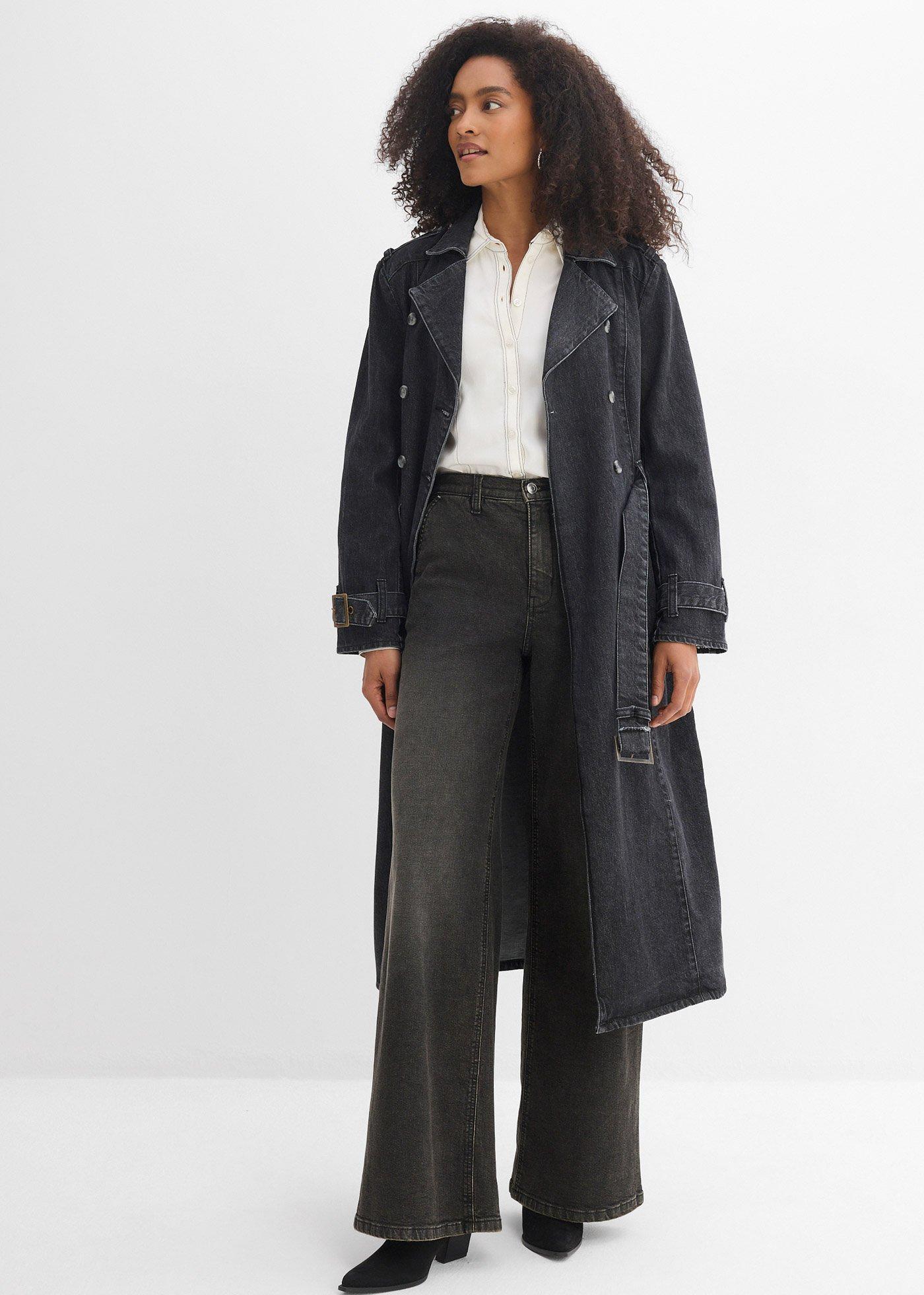 Luźne jeansy, high waist - Bonprix