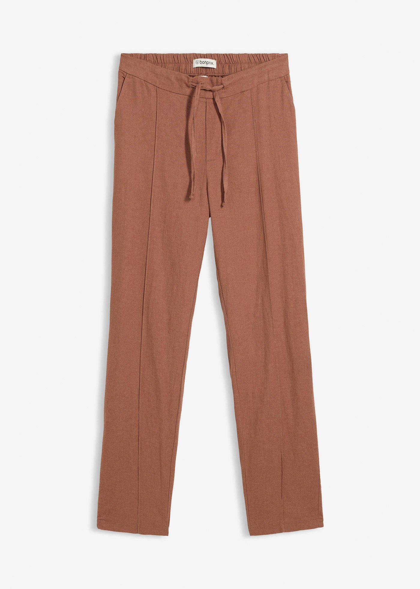 Pantalon en lin mélangé