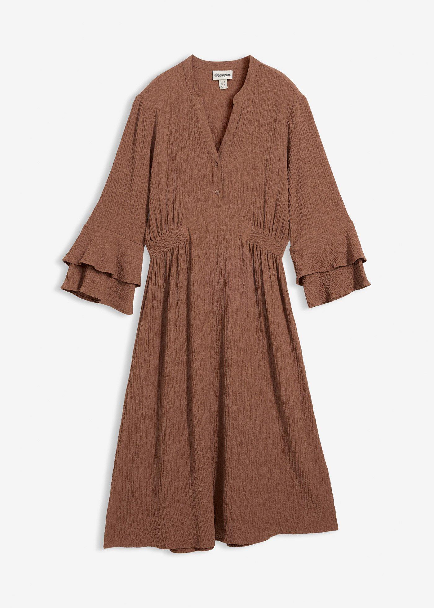 Robe en matière texturée
