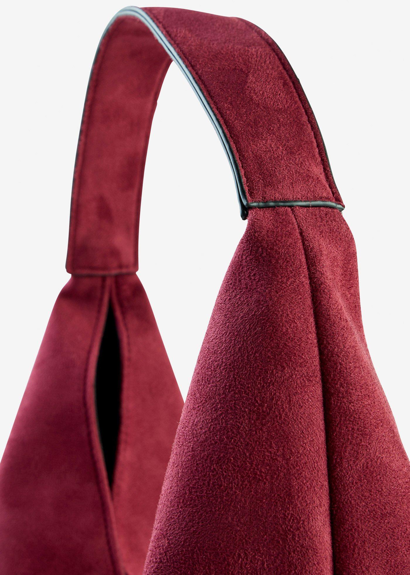 Torebka typu shopper z imitacji skóry welurowej - Bonprix