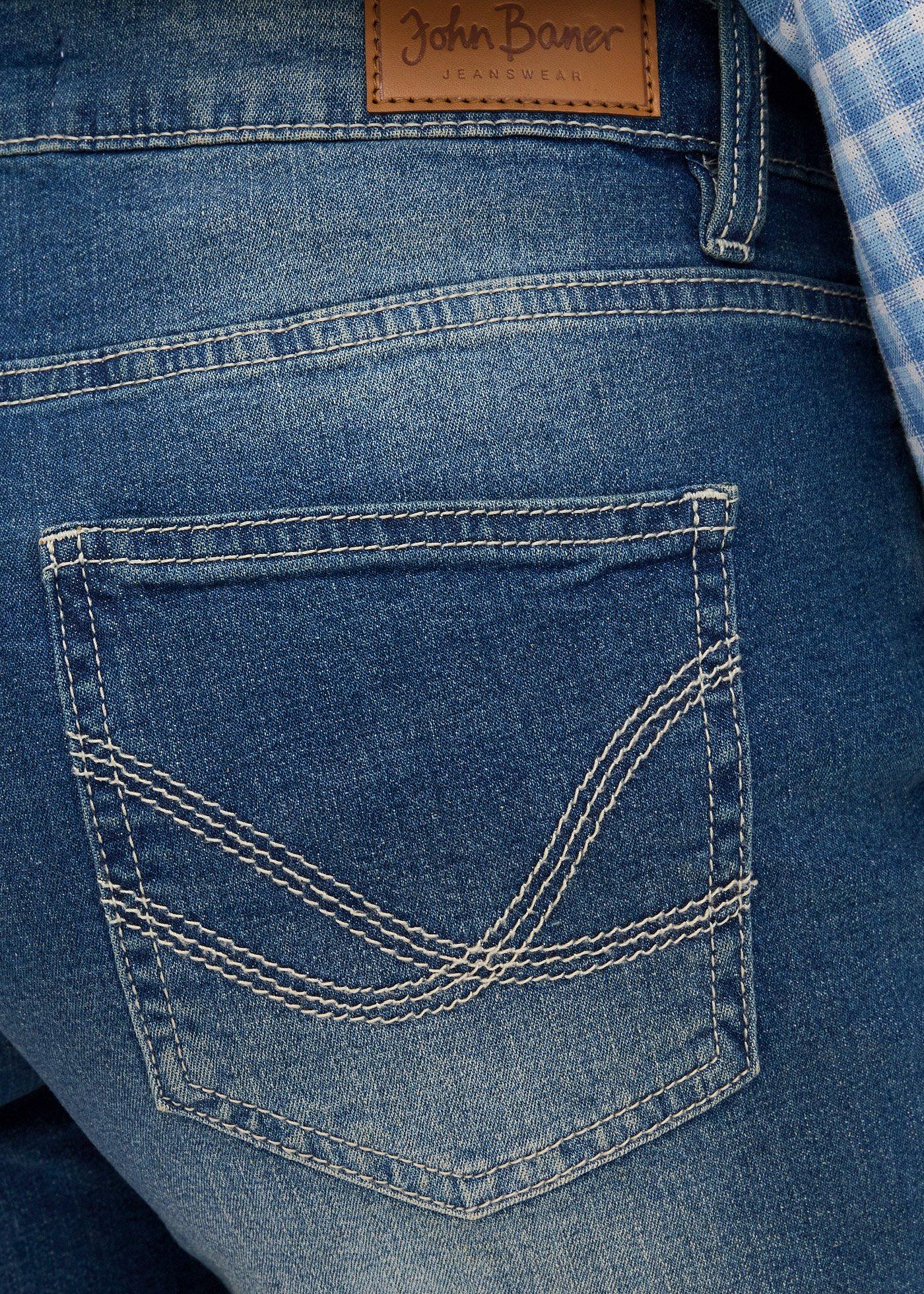 Szorty dżinsowe ze stretchem, krój slim fit, mid waist (2 pary) - Bonprix