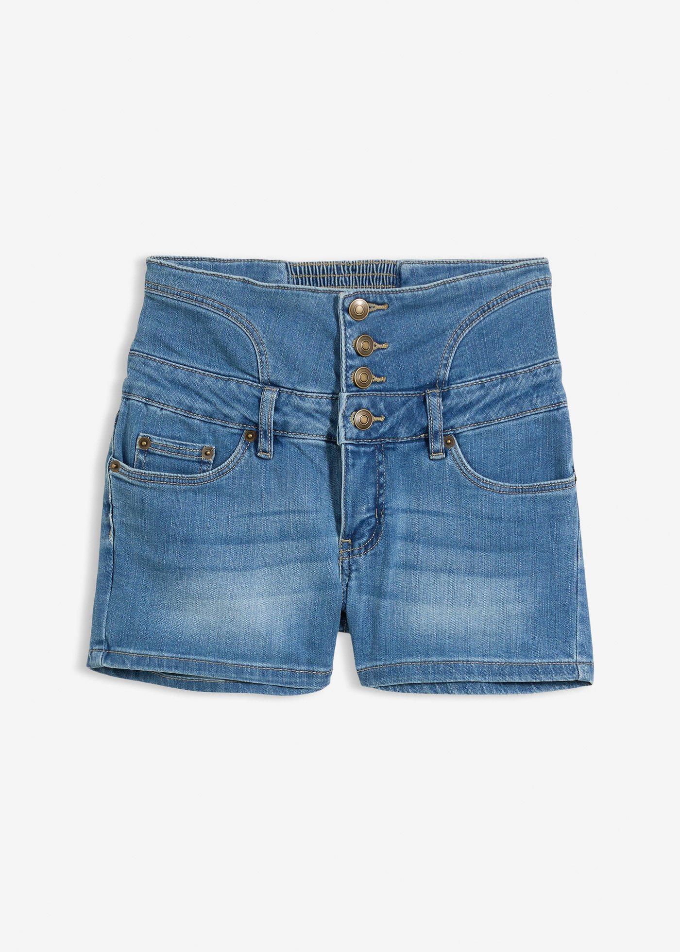 Short en jean taille haute