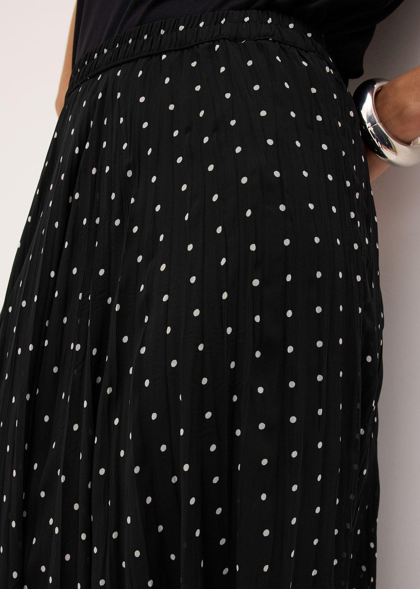 Spódnica z szyfonu z efektem kreszowania - Bonprix