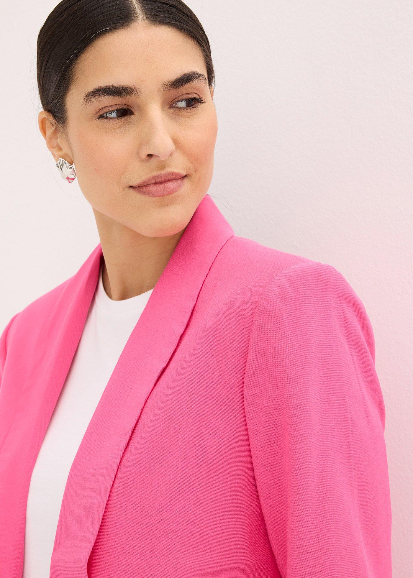 Długi żakiet z mieszanki wiskozy - Bonprix