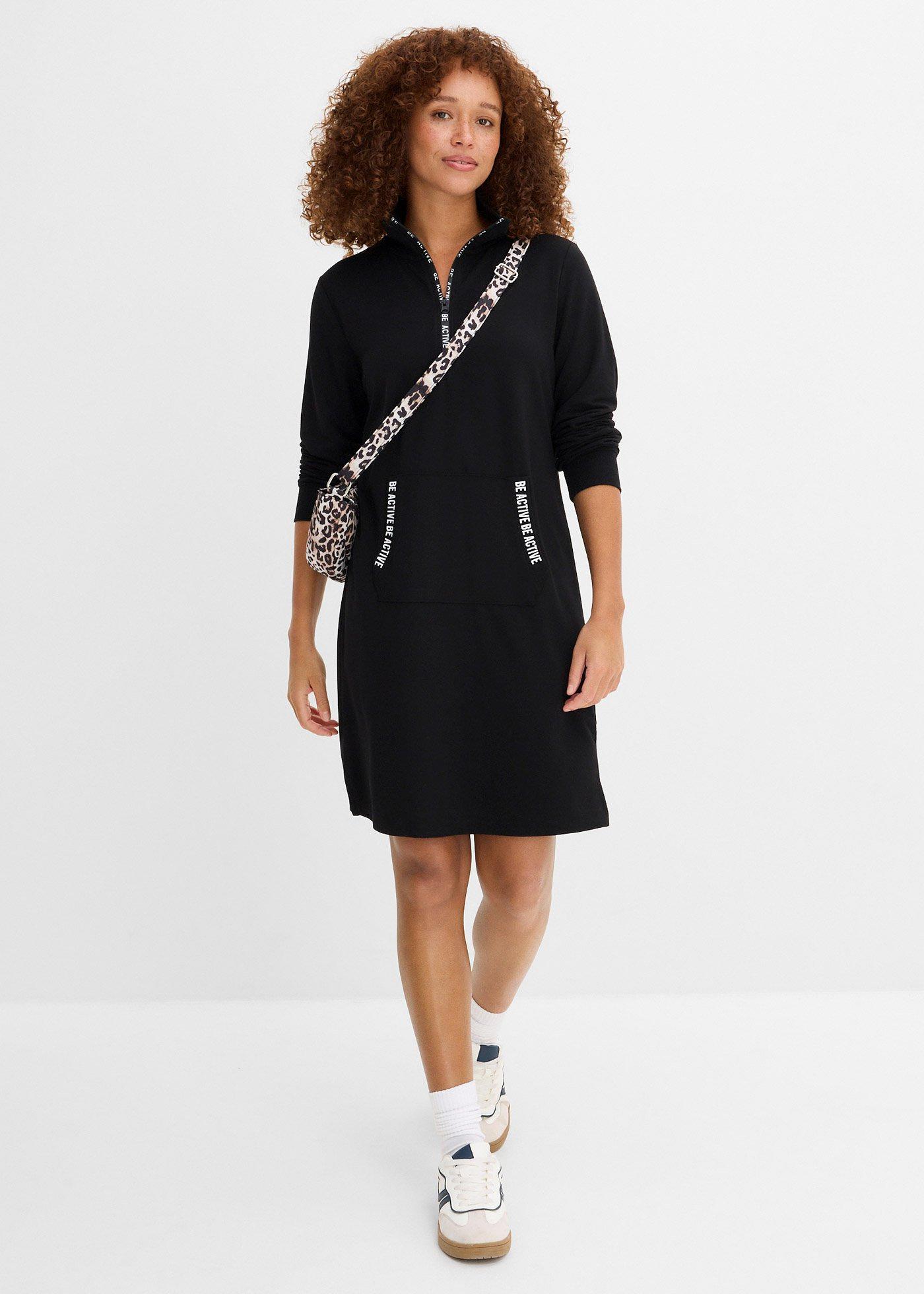 Miękka sukienka dresowa - Bonprix