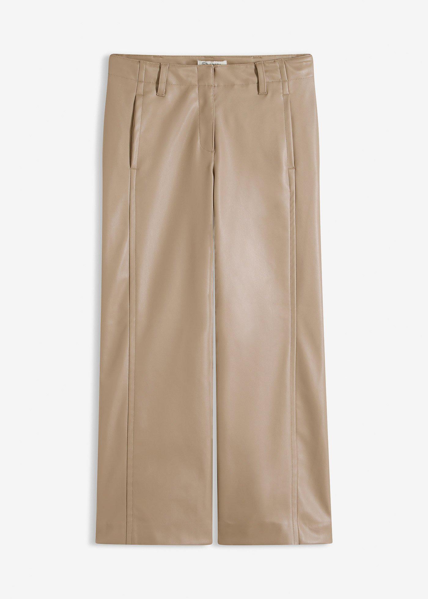 Jupe-culotte en tissu enduit