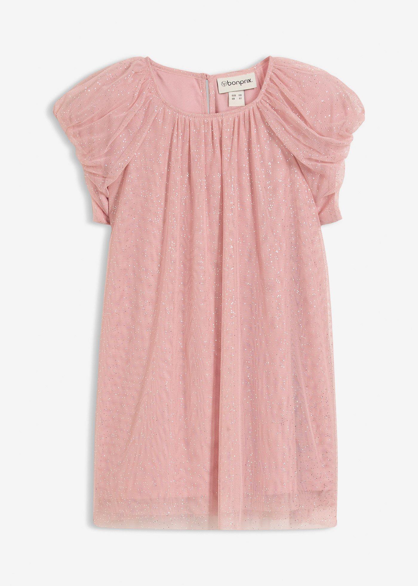 Sukienka mini z delikatnego tiulu - Bonprix