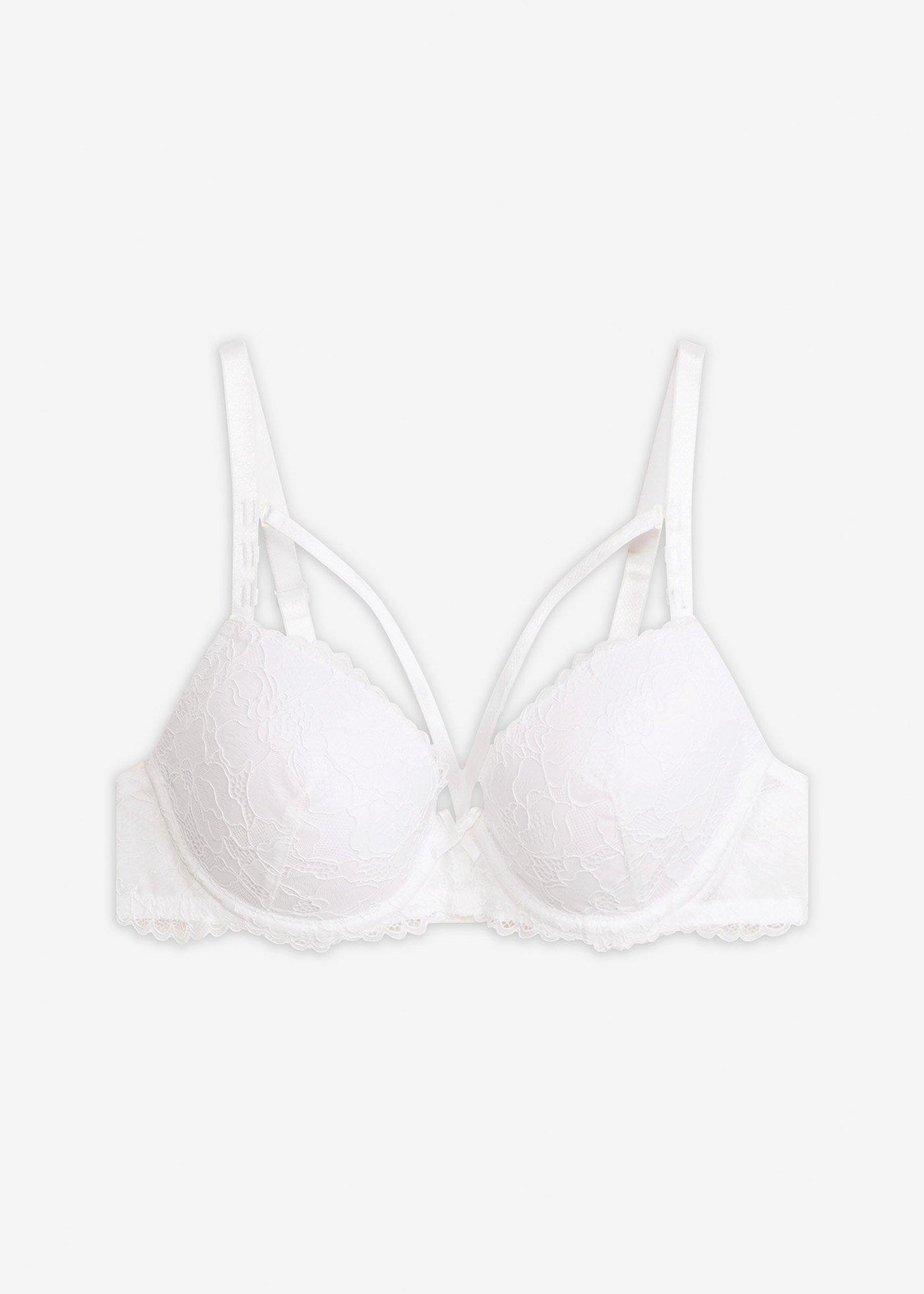 Soutien-gorge à coques et lanières amovibles