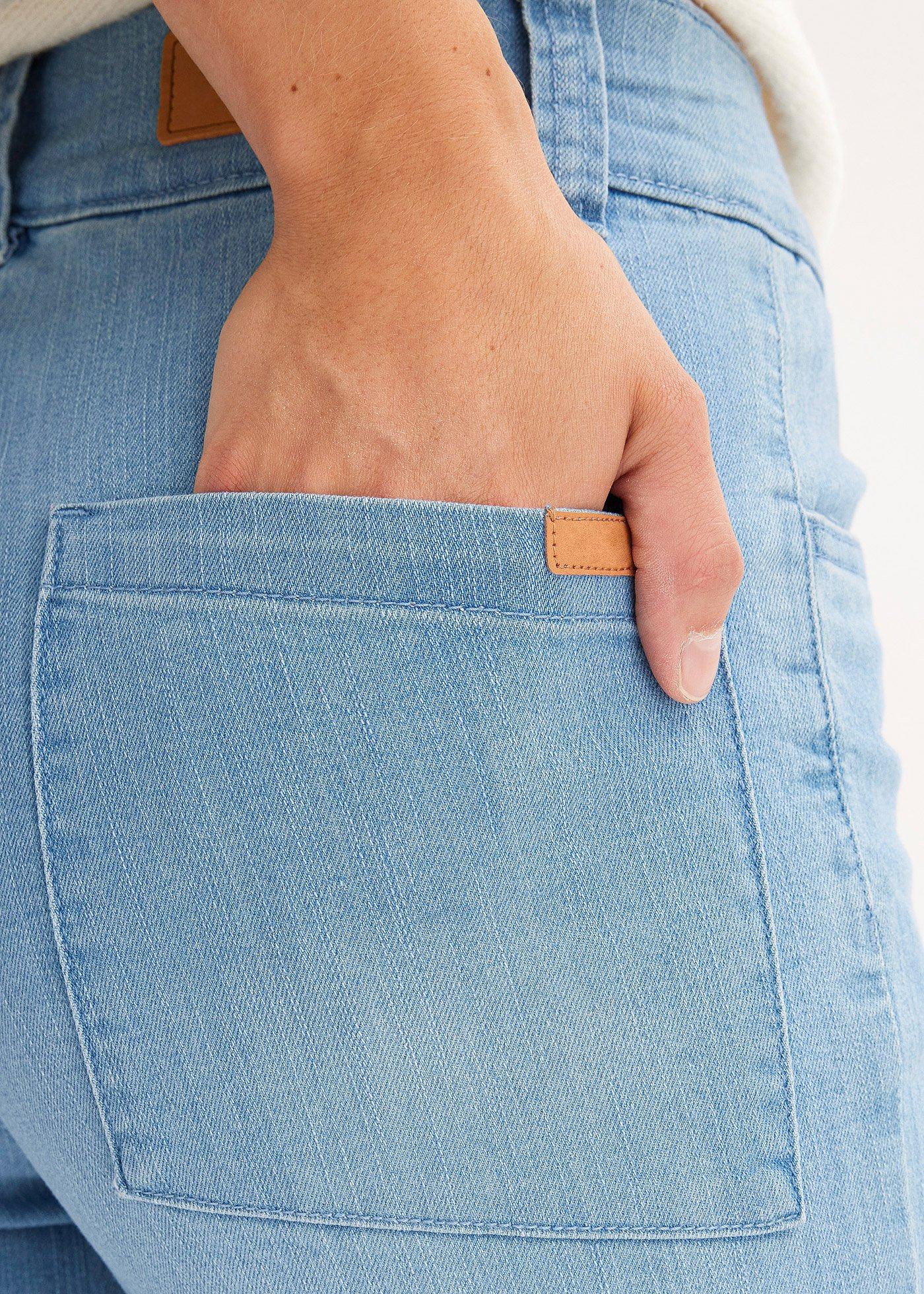 Jeansy ze stretchem, high waist, straight - Bonprix