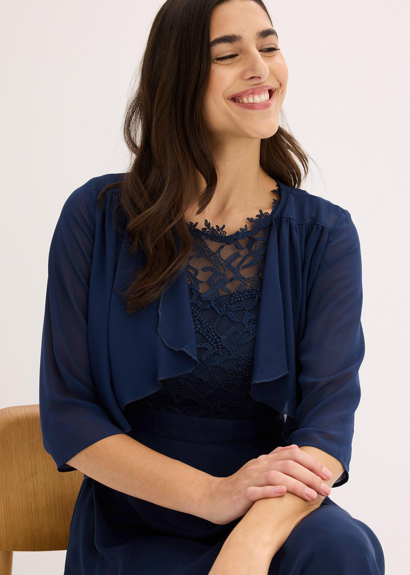 Bolerko z delikatnego szyfonu - Bonprix