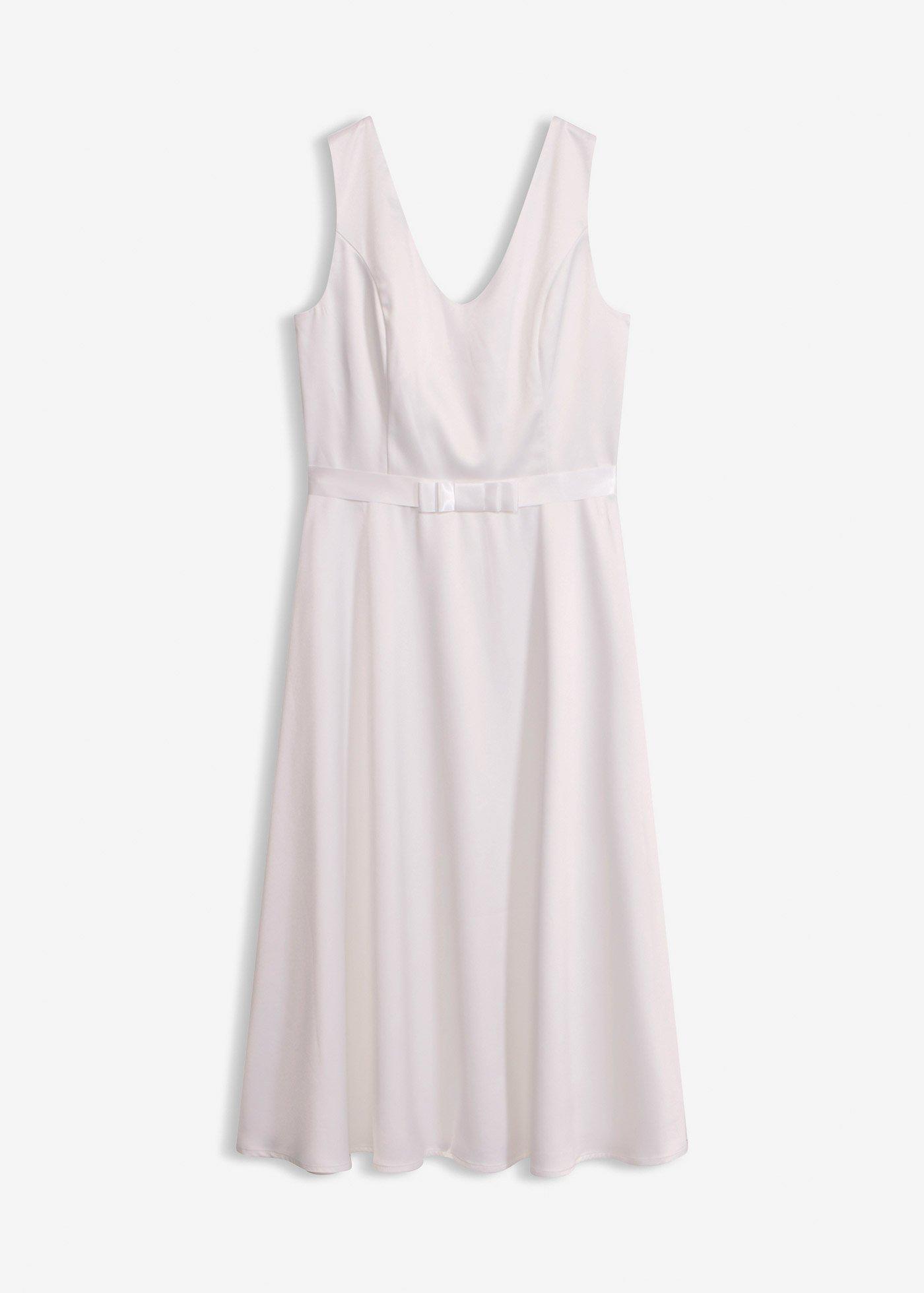 Robe fourreau en satin brillant