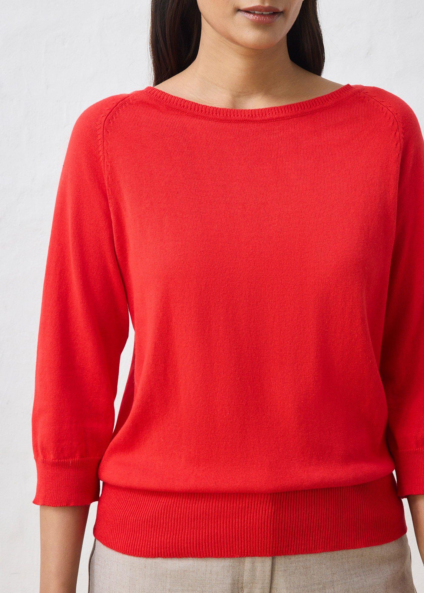 Sweter z domieszką jedwabiu - Bonprix