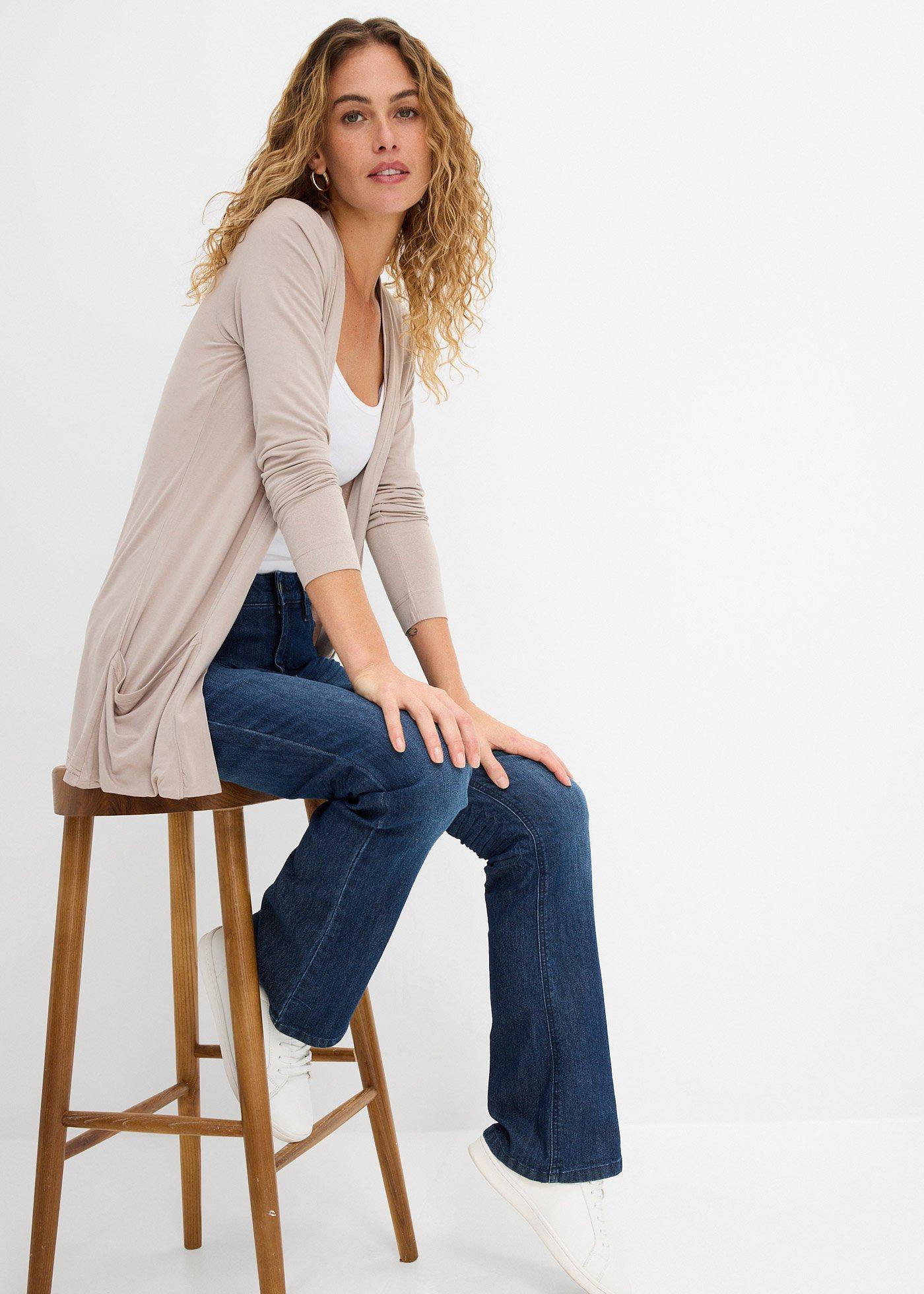 Kurtka koszulowa z miękkiej mieszanki wiskozy - Bonprix