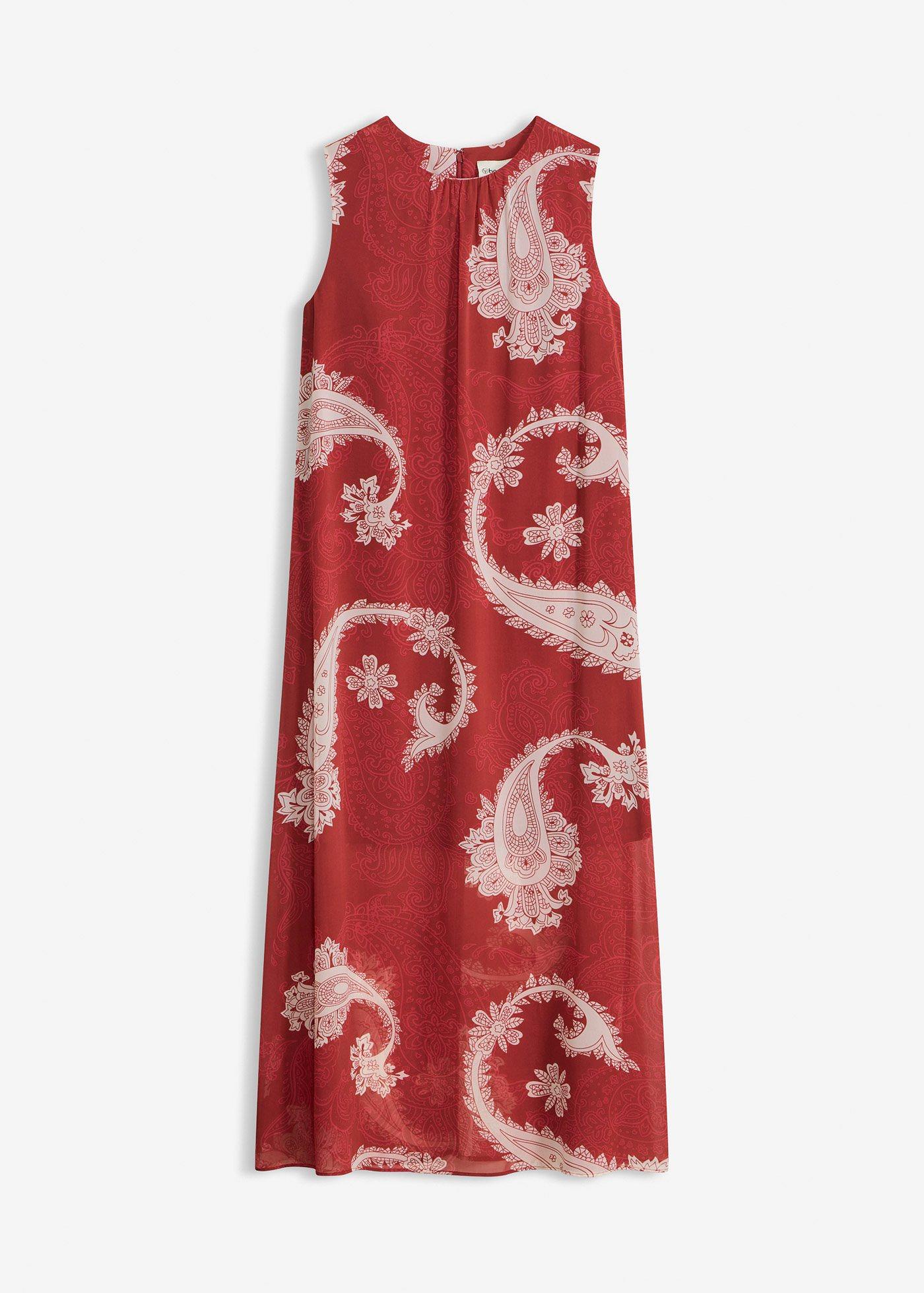 Robe longue en mousseline