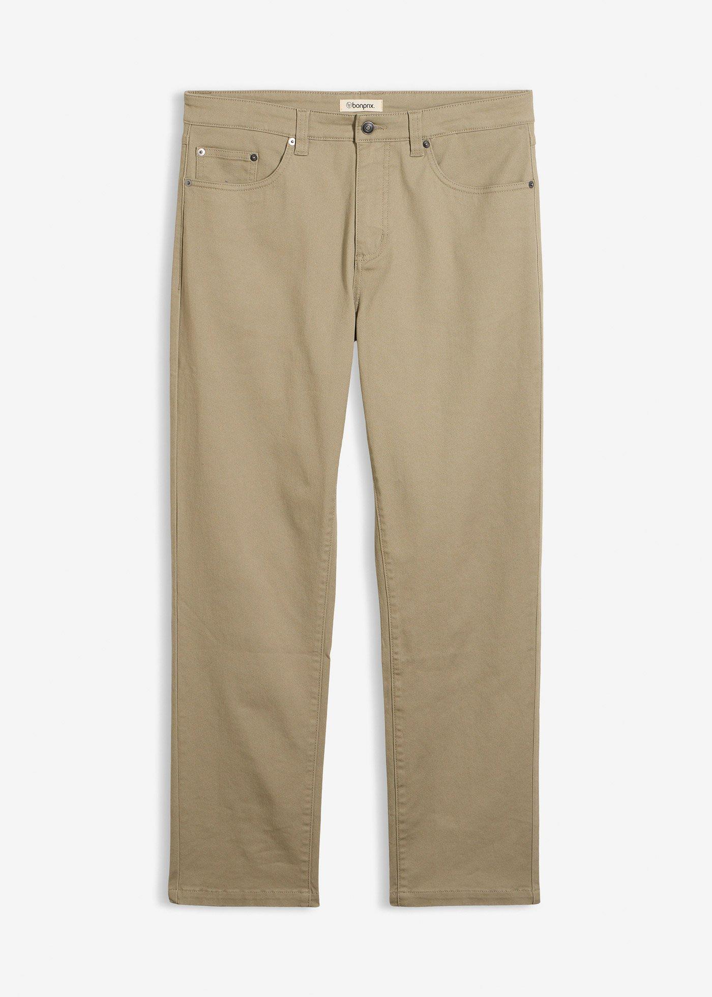 Pantalon droit et extensible, coupe classique