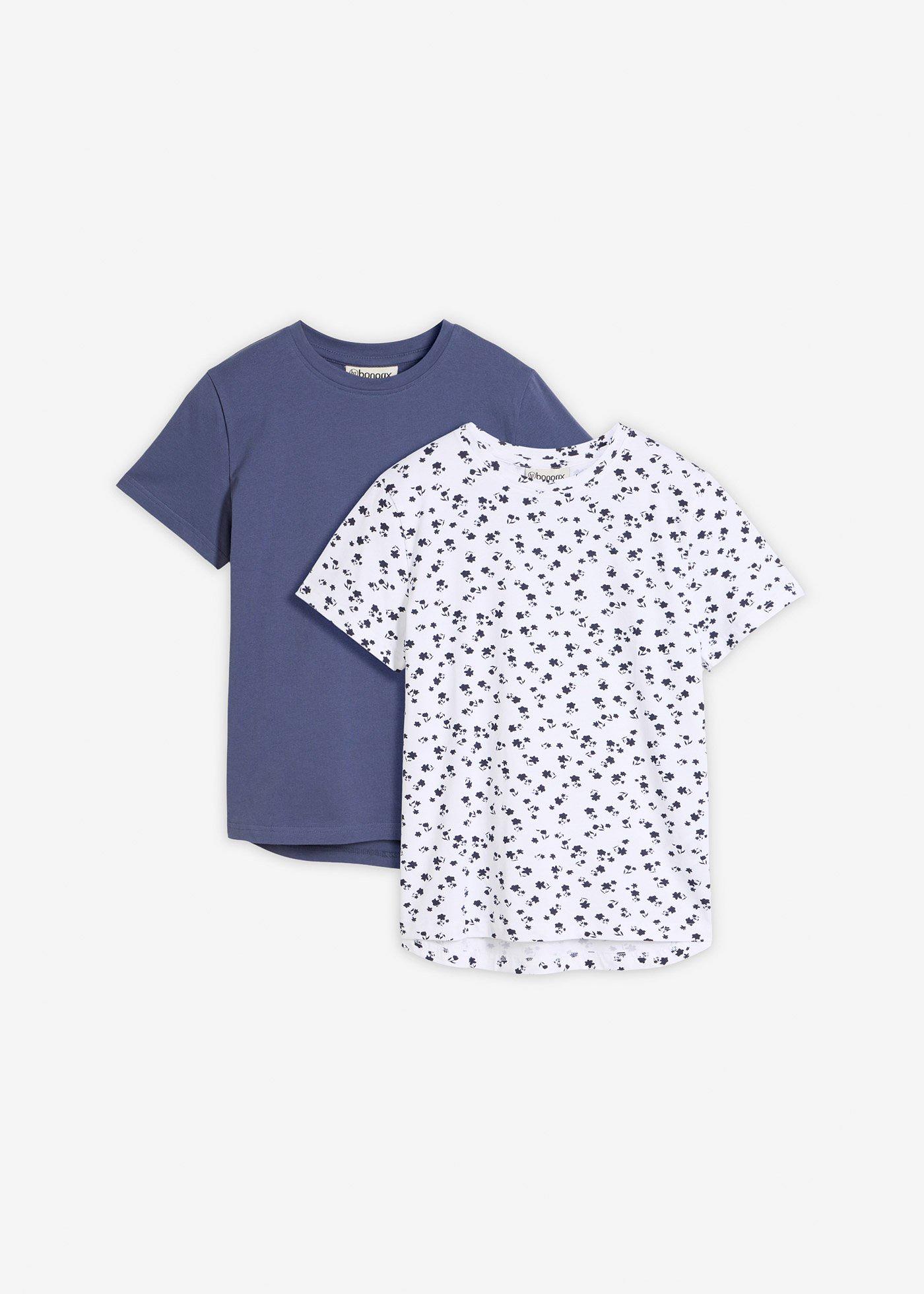 T-shirt z elastycznej bawełny organicznej (2 szt.) - Bonprix