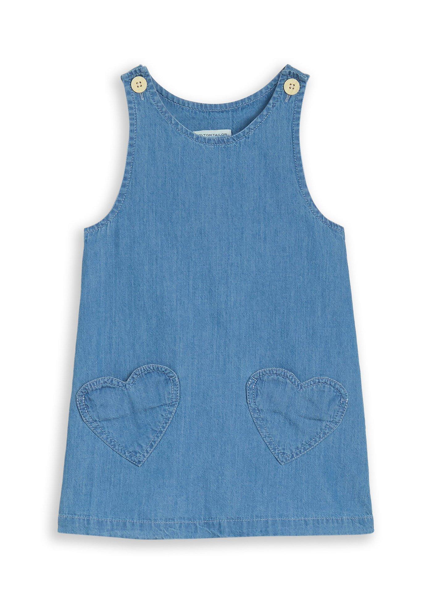 Sukienka jeansowa Tom Tailor z czystej bawełny - Bonprix