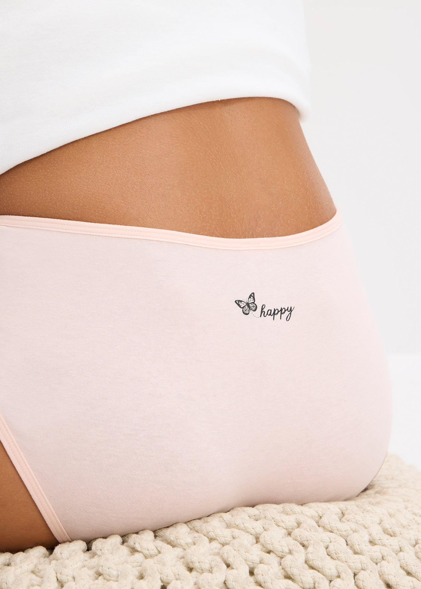 Figi maxi panty z miękkiej bawełny (4 pary) - Bonprix