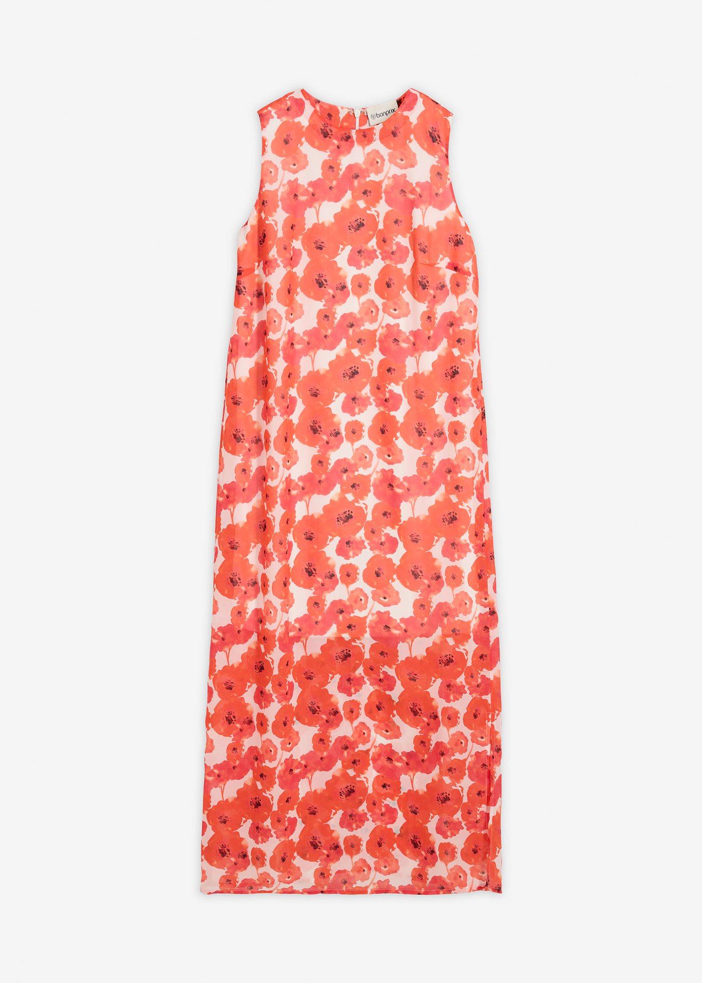 Robe longue en mousseline