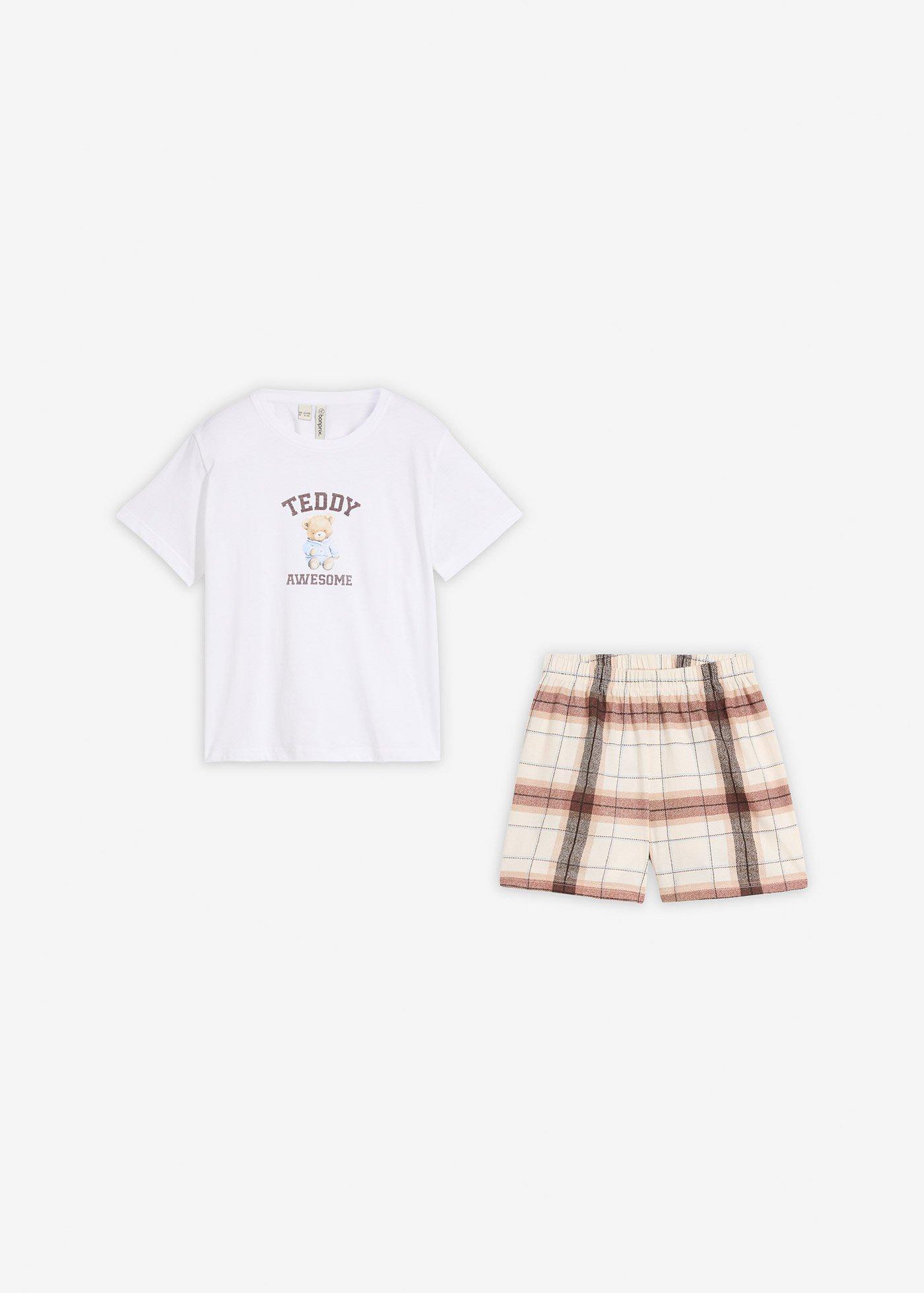 Piżama z miekkiej bawełny - Bonprix