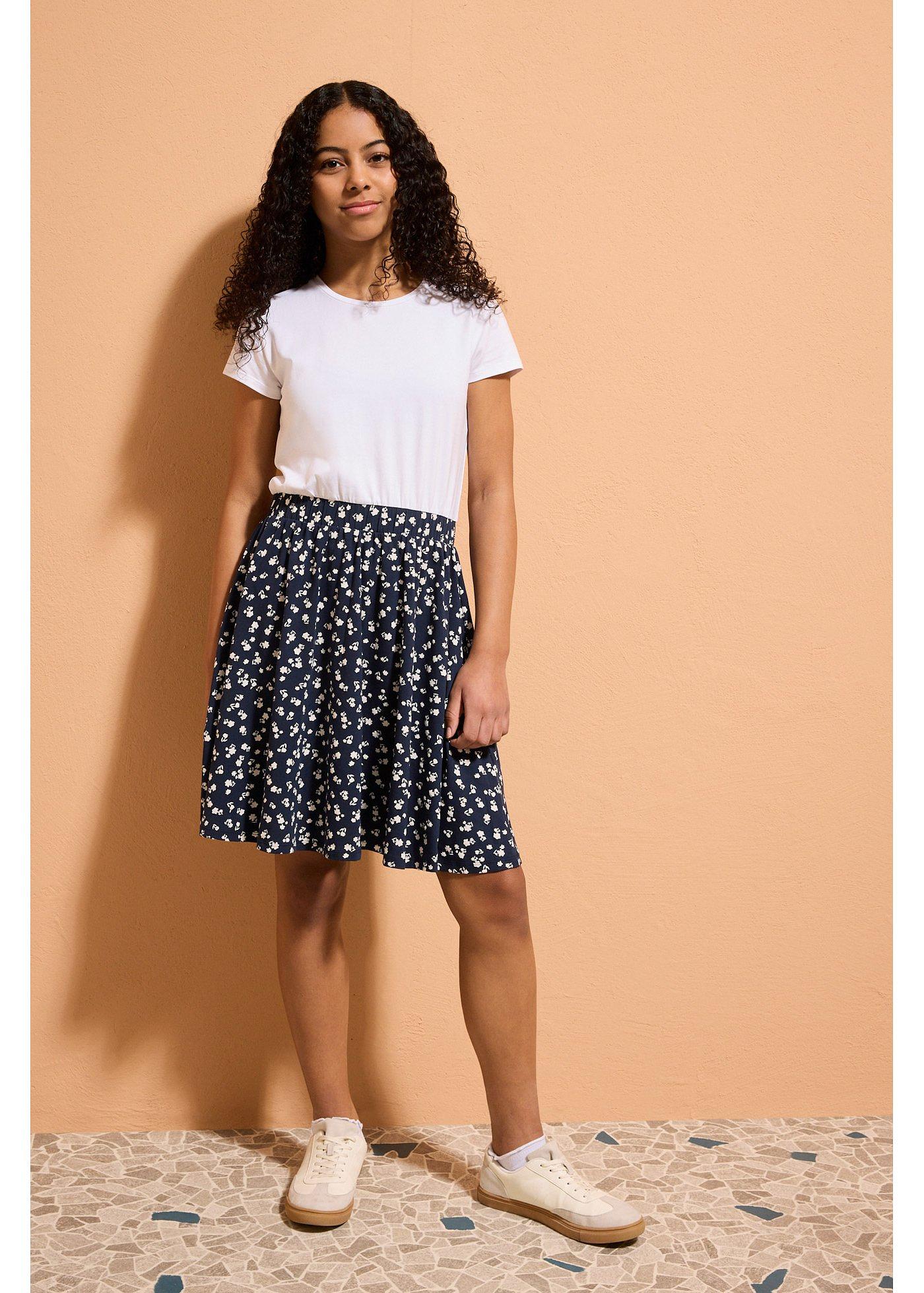 Sukienka z dżerseju z elastycznej mieszanki bawełny organicznej - Bonprix