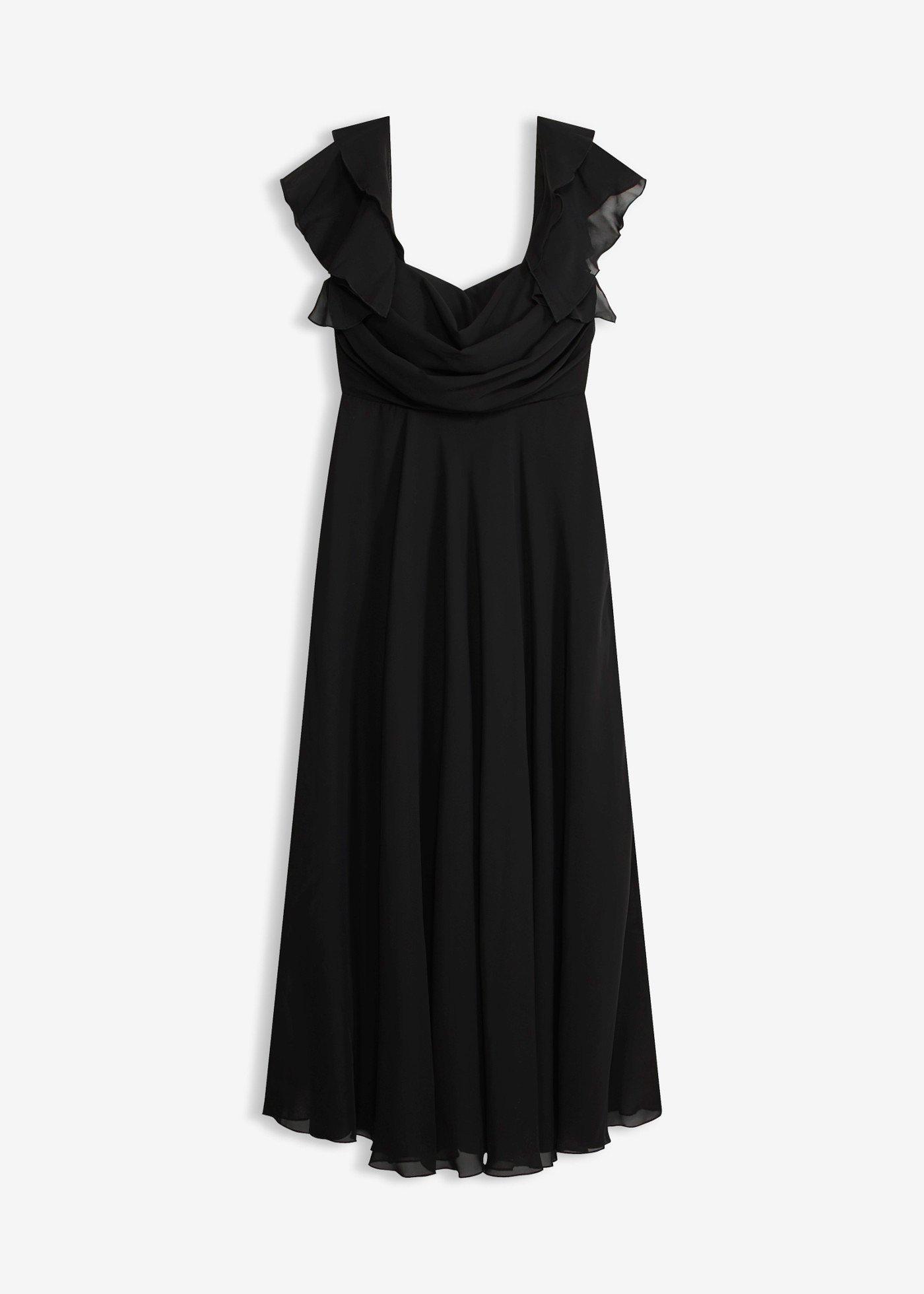 Robe de soirée en mousseline