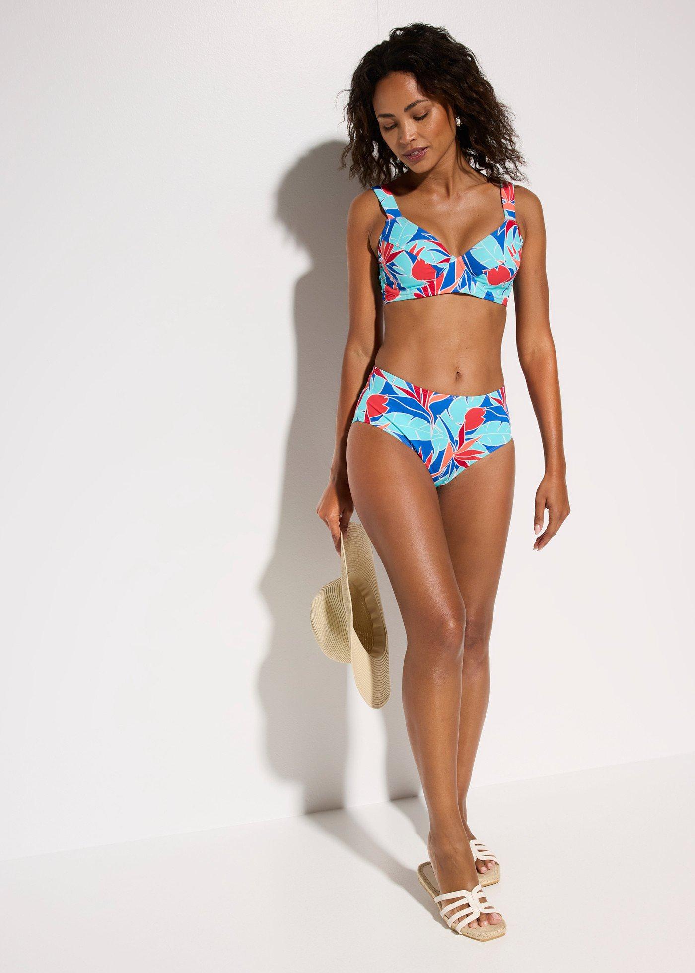 Bikini minimizer (2 części) na szerokich ramiączkach - Bonprix