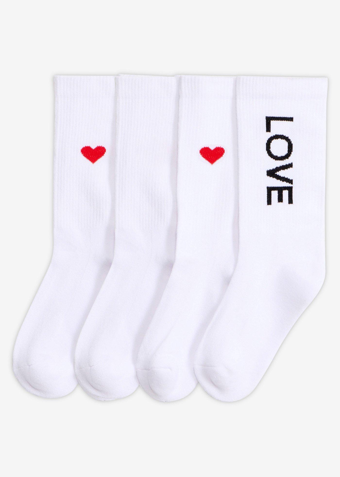 Lot de 4 paires de chaussettes avec coton