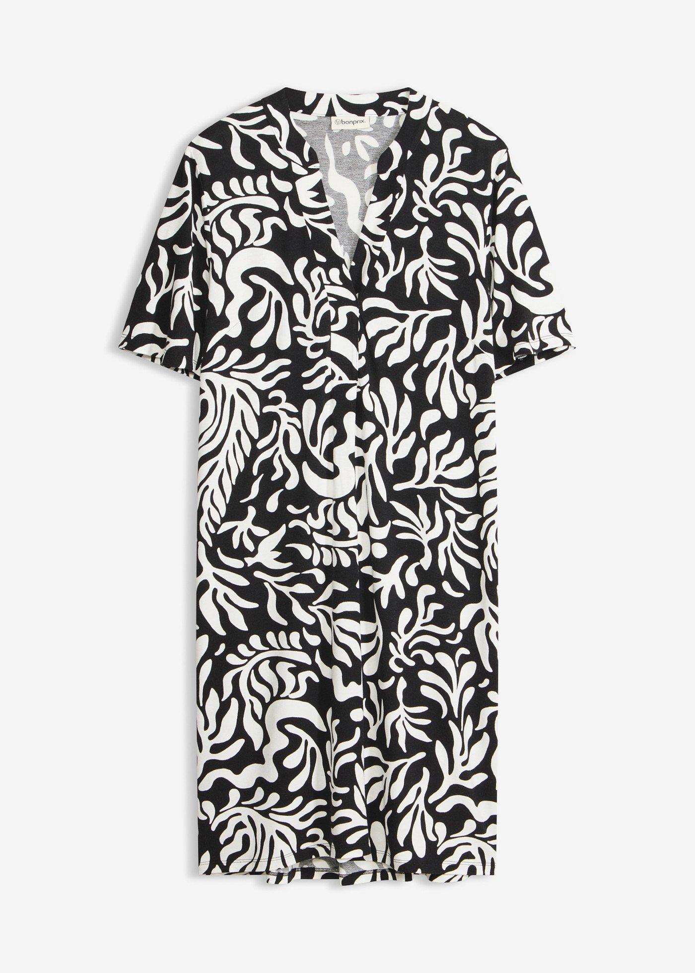 Robe-tunique douce en jersey viscose