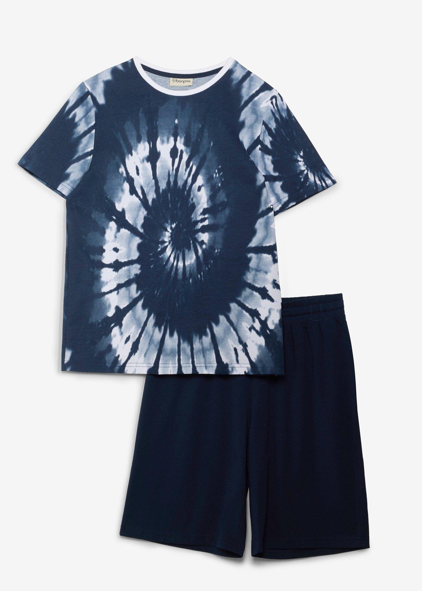 T-shirt + bermudy z dżerseju z czystej bawełny organicznej (komplet 2-cz.) - Bonprix