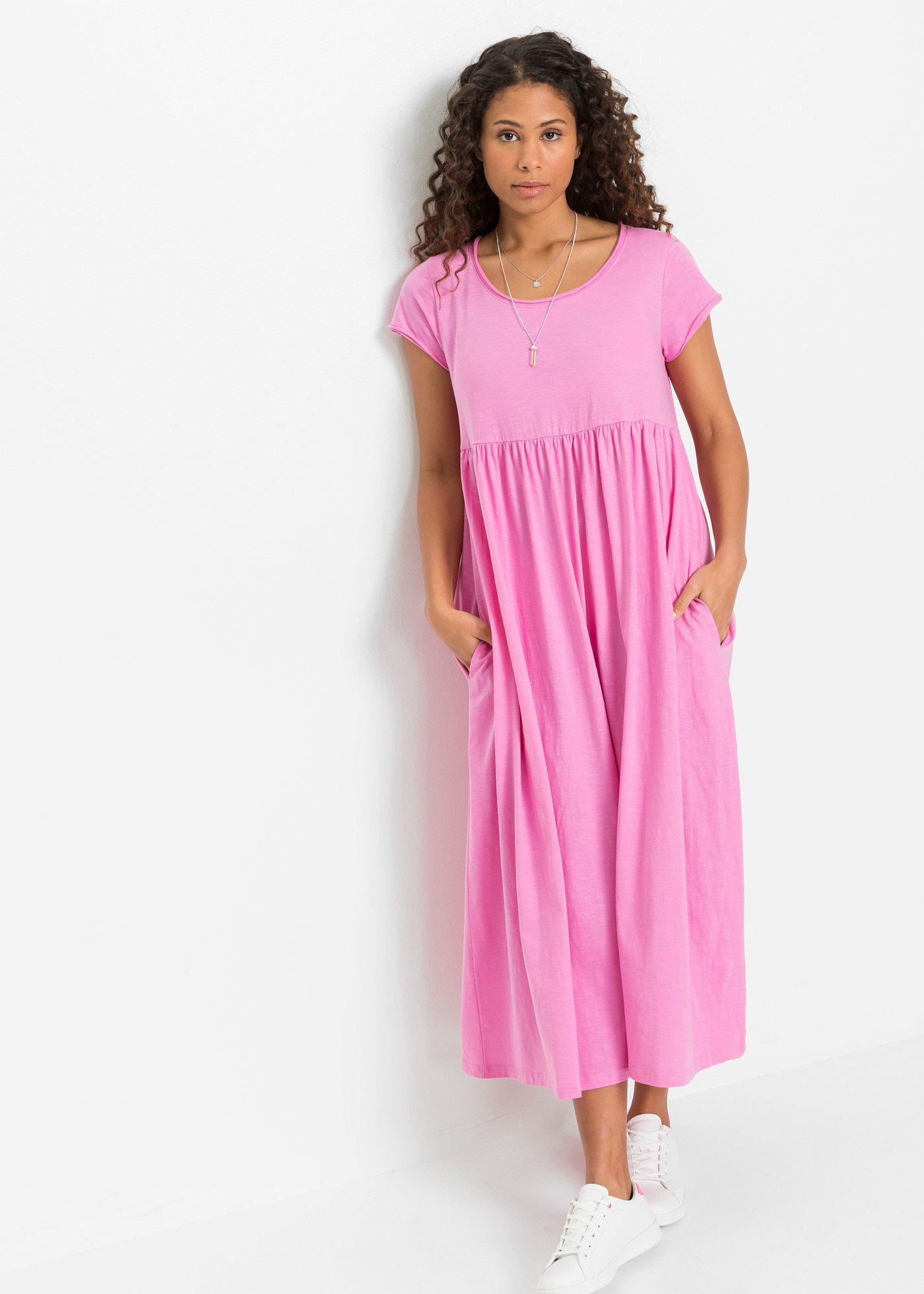 Sukienka T-shirtowa z bawełny organicznej - Bonprix