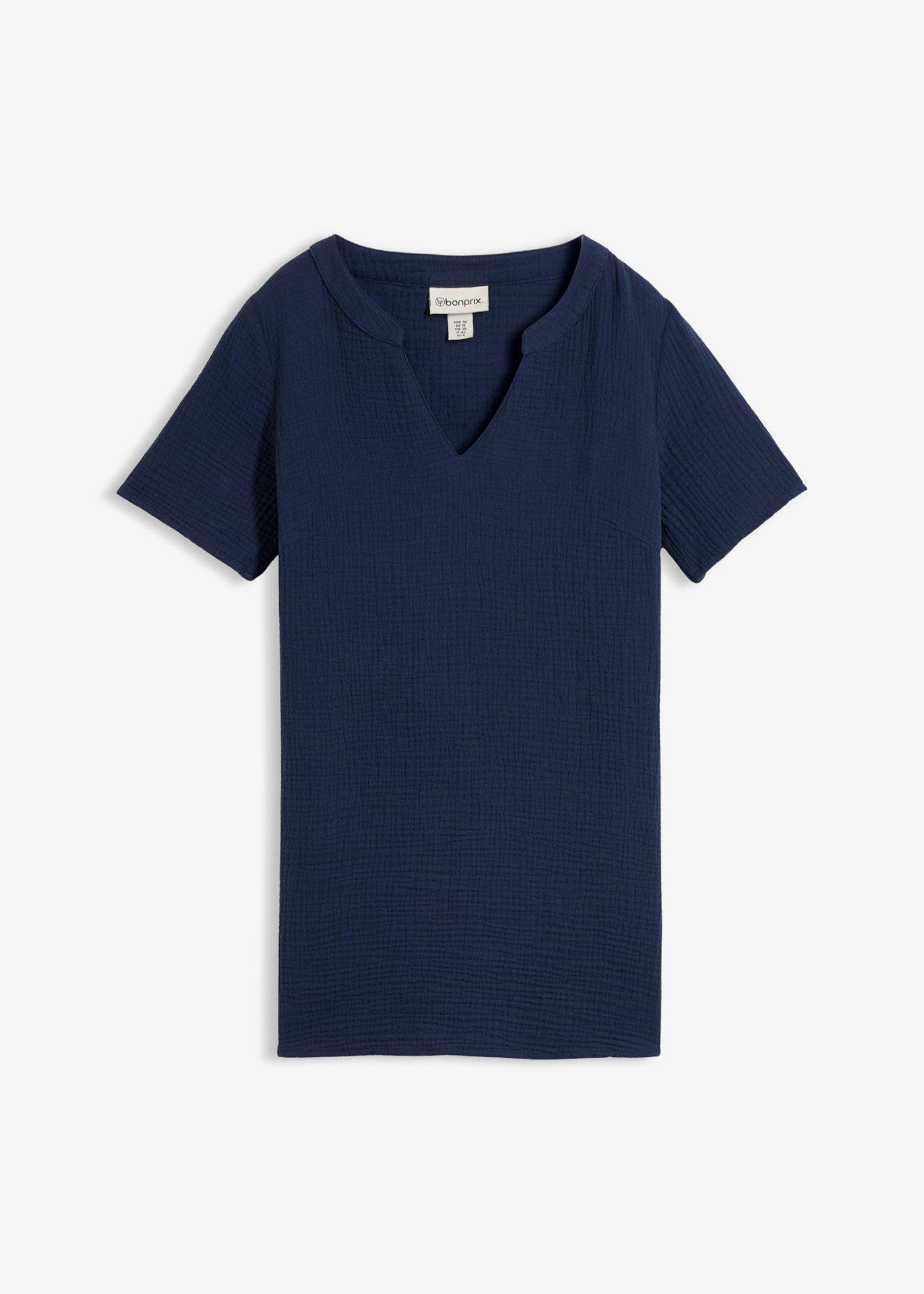 Tunique longue en gaze 100% coton