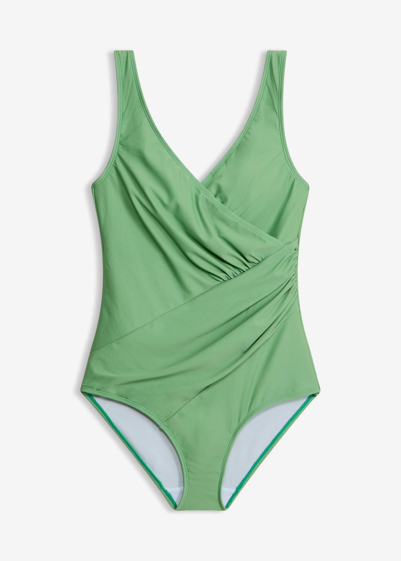 Maillot 1 pièce sculptant et croisé, maintien modéré