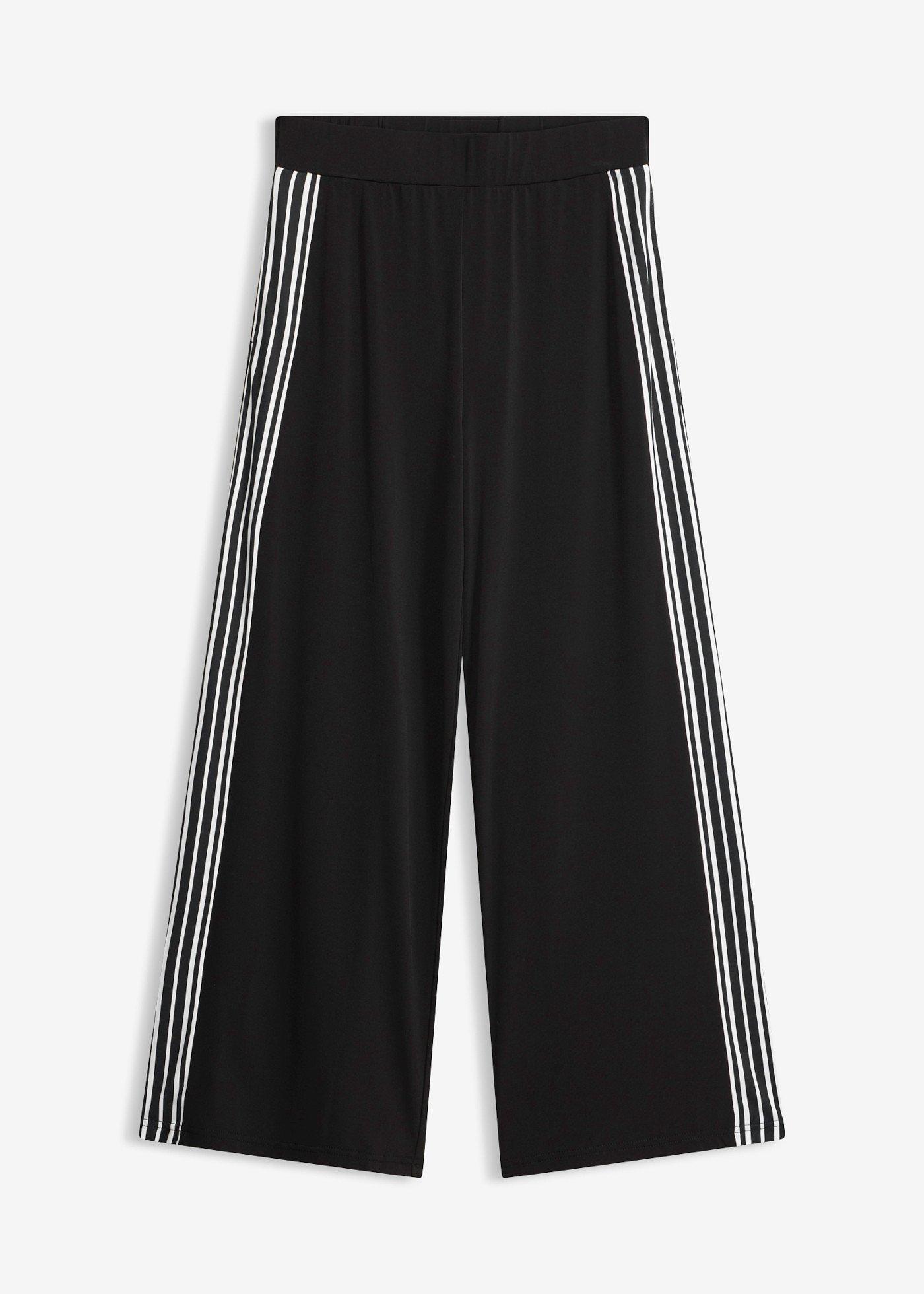 Pantalon en jersey avec bandes côtés