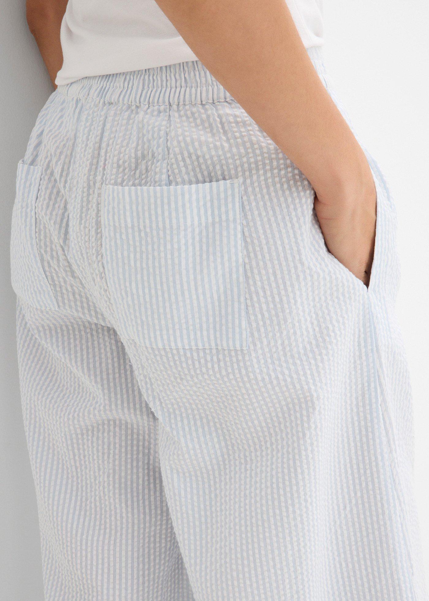 Szerokie spodnie culotte z kory - Bonprix
