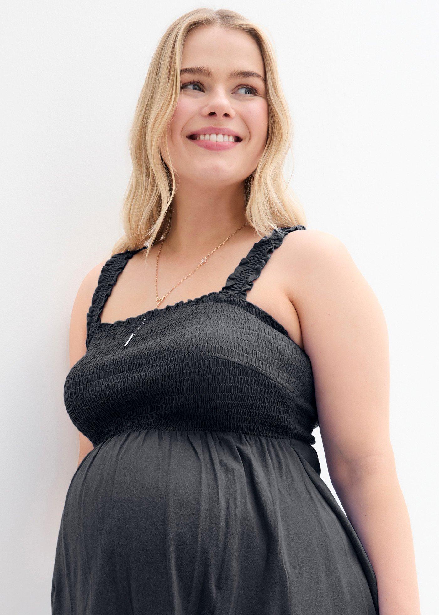 Sukienka ciążowa z bawełny organicznej (2 szt.) - Bonprix