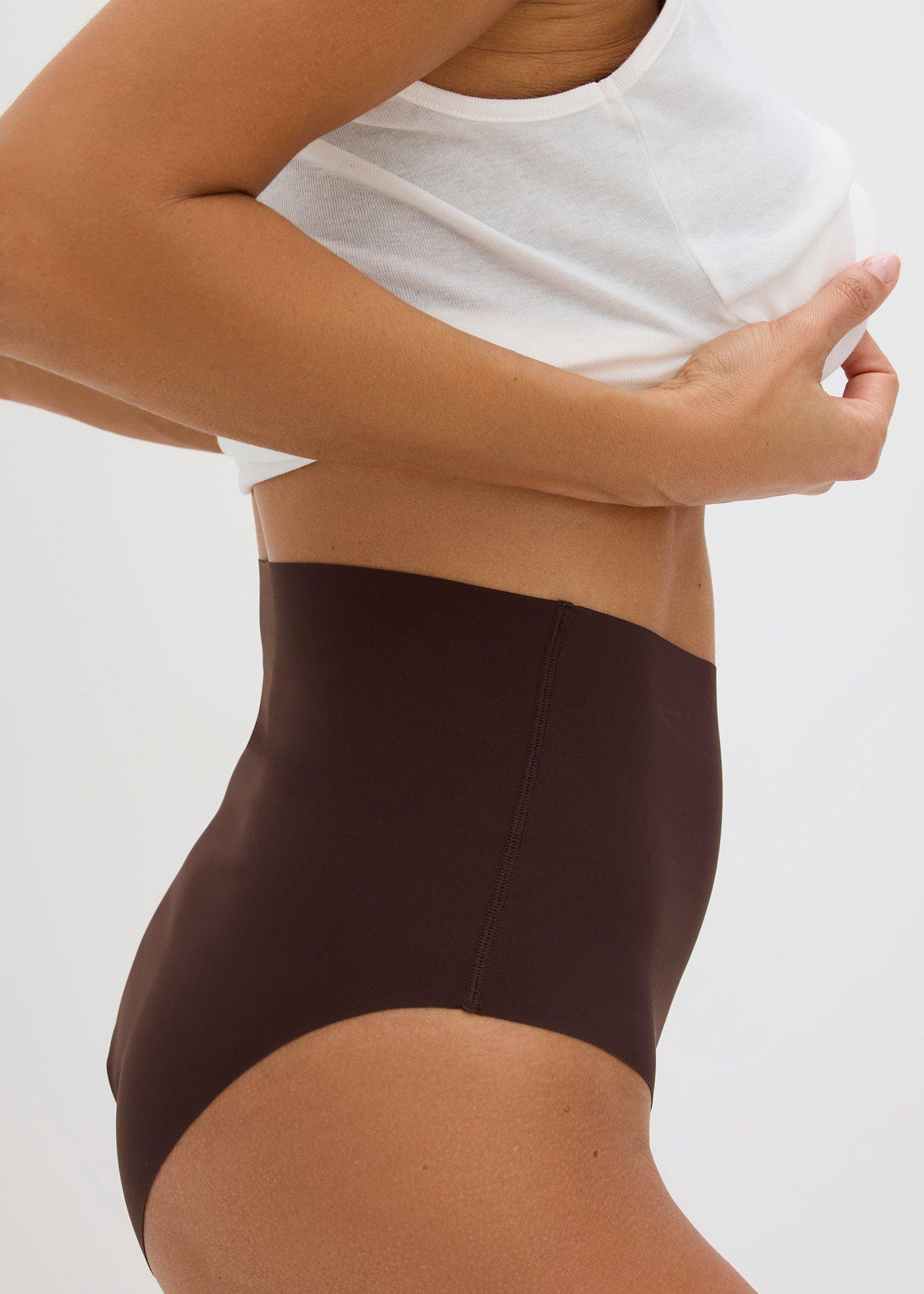 Bezszwowe figi o lekkim stopniu modelowania sylwetki (2 pary) - Bonprix