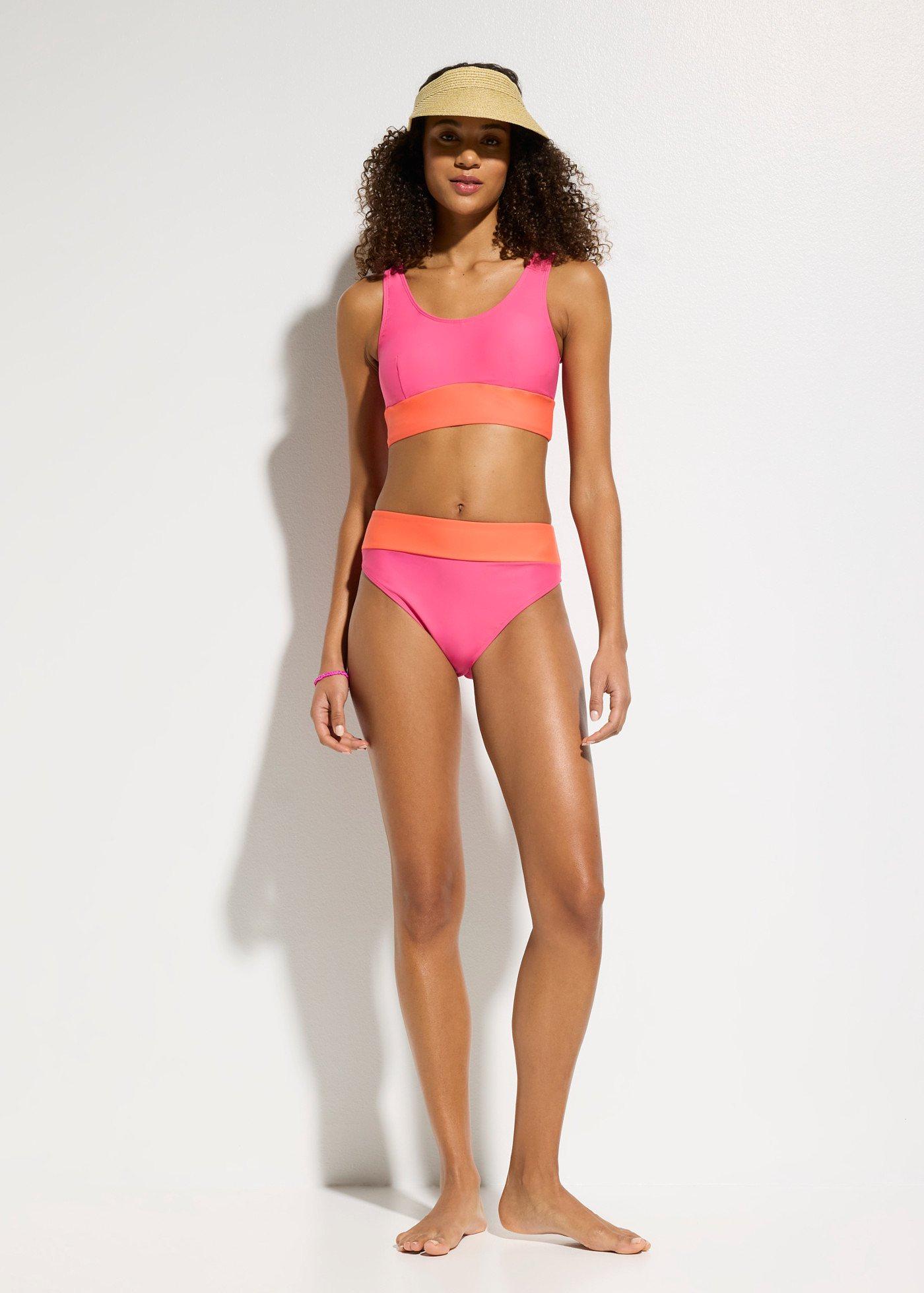 Zabudowane bikini bustier (2 części) - Bonprix