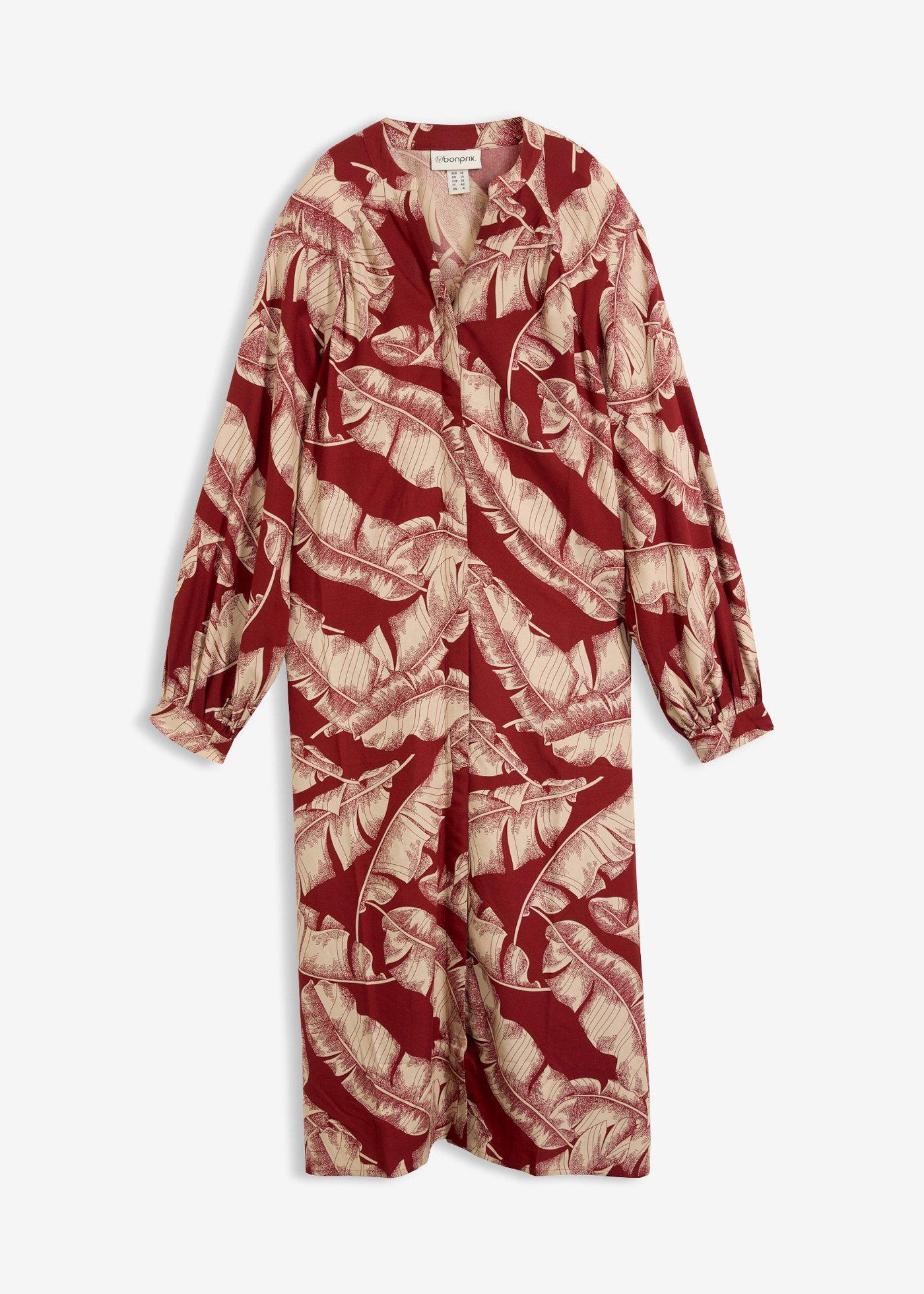 Robe caftan en viscose fluide