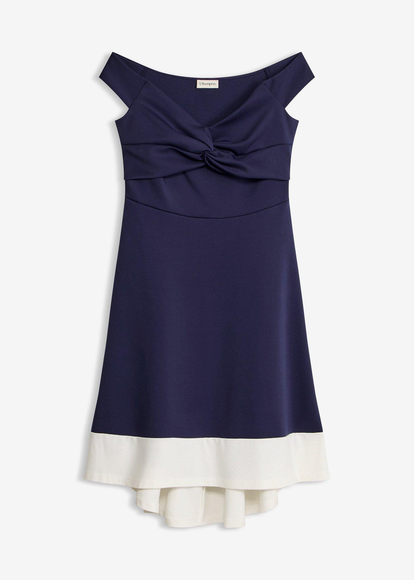 Rochie carmen cu detaliu decorativ nod