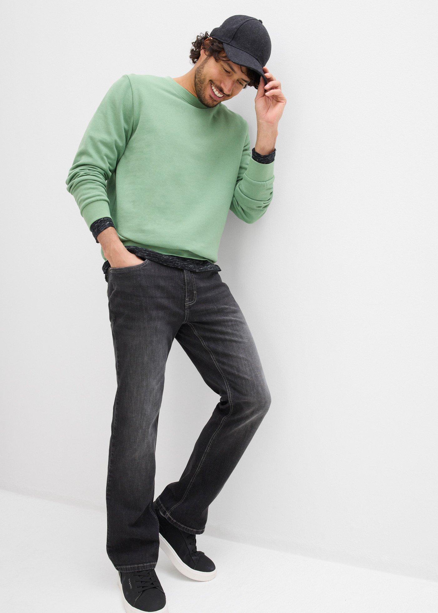 Jeansy regular fit, o kroju bootcut - Bonprix