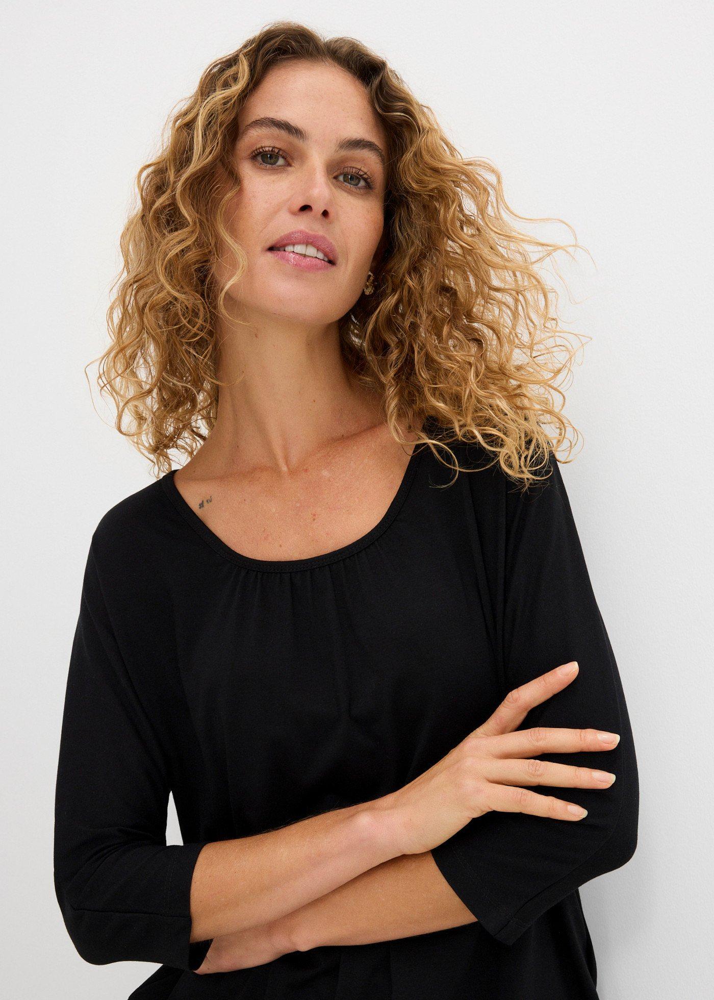 Bluzka oversize z mieszanki wiskozy - Bonprix