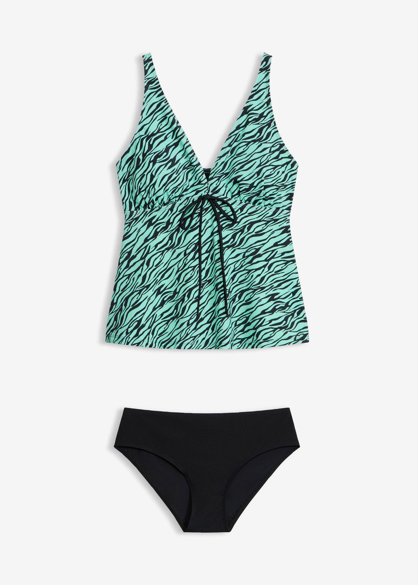 Tankini avec lien à nouer (ens. 2 pces)